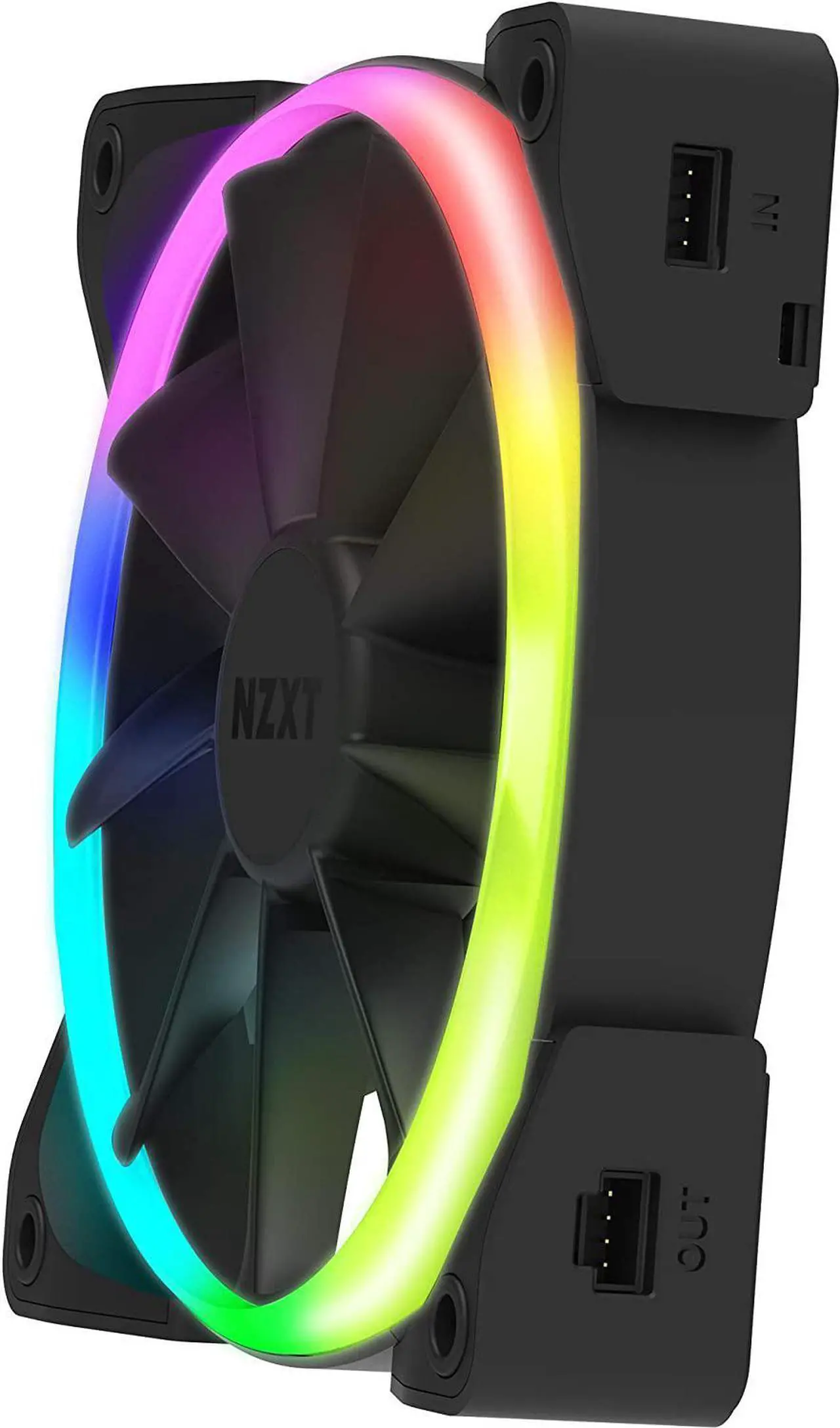 Alt view image 16 of 20 - NZXT AER RGB 2 - 120mm - RGB LED - Fluid Dynamic Bearing - PWM Fan for Hue 2 - Single