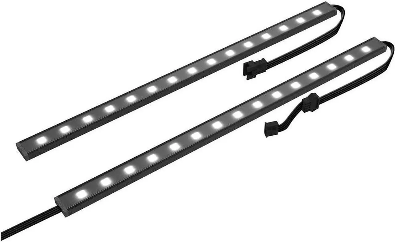 Alt view image 7 of 10 - NZXT Underglow Accessory - Two 300mm RGB LED Strips - CAM-Powered -  Immersive Desktop Lighting System