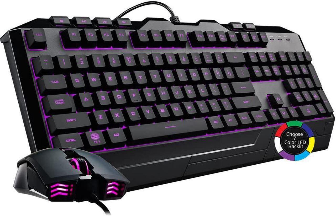 Alt view image 10 of 13 - Devastator 3 Gaming Combo with RGB Keyboard and Mouse Featuring Seven Different LED Color Options By Cooler Master