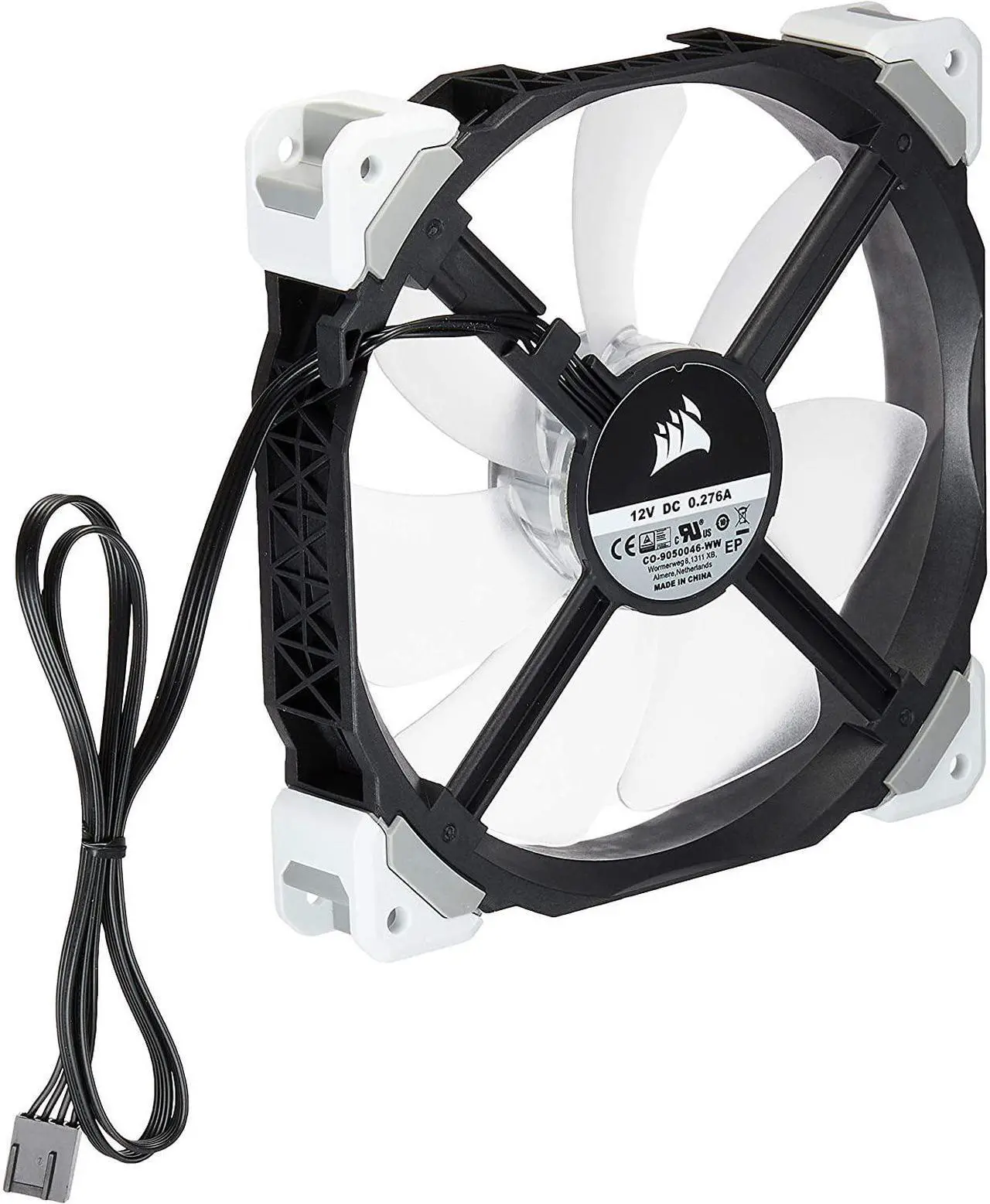 Alt view image 9 of 8 - Corsair ML140 PRO LED CO-9050046-WW 140mm Premium Magnetic Levitation PWM Fan WHITE