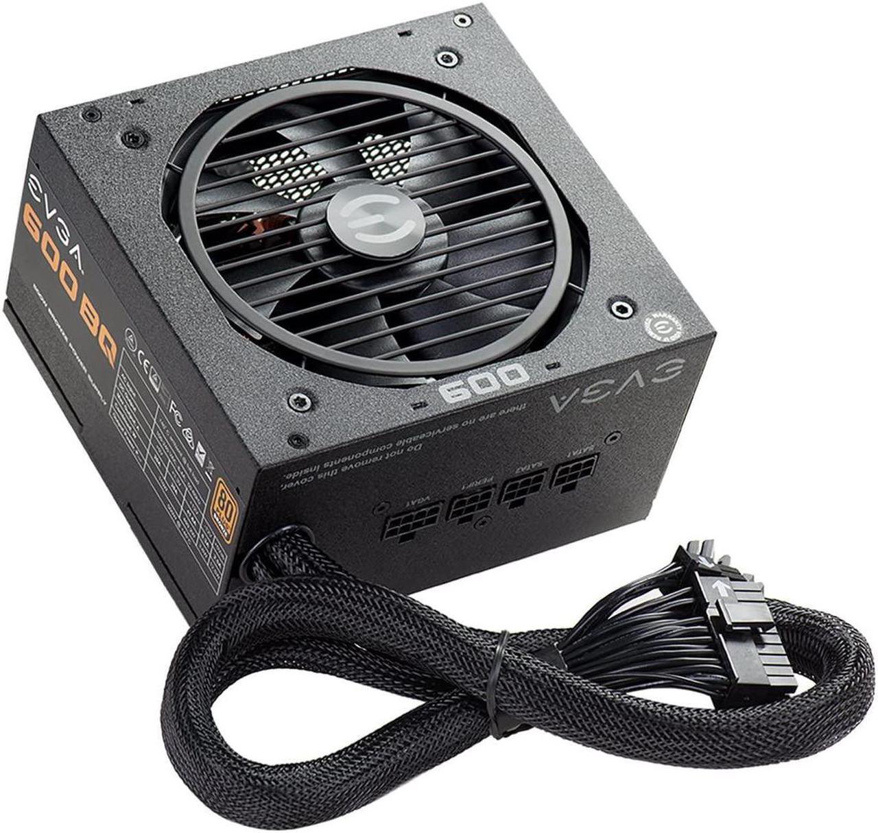 Alt view image 14 of 16 - EVGA 600 BQ 110-BQ-0600-K1 BQ 80 Plus Bronze Semi Modular 600W Power Supply