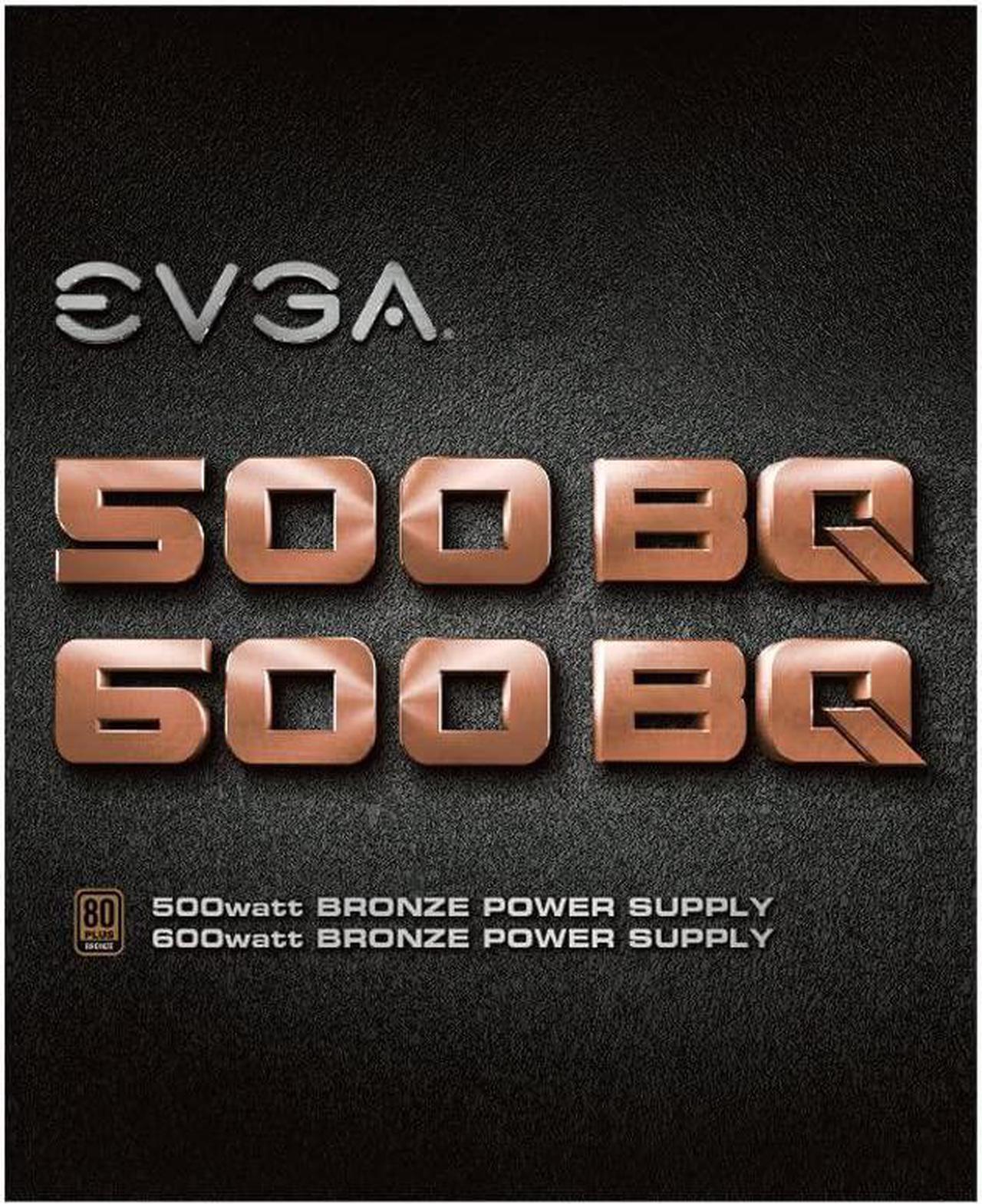 Alt view image 11 of 16 - EVGA 600 BQ 110-BQ-0600-K1 BQ 80 Plus Bronze Semi Modular 600W Power Supply