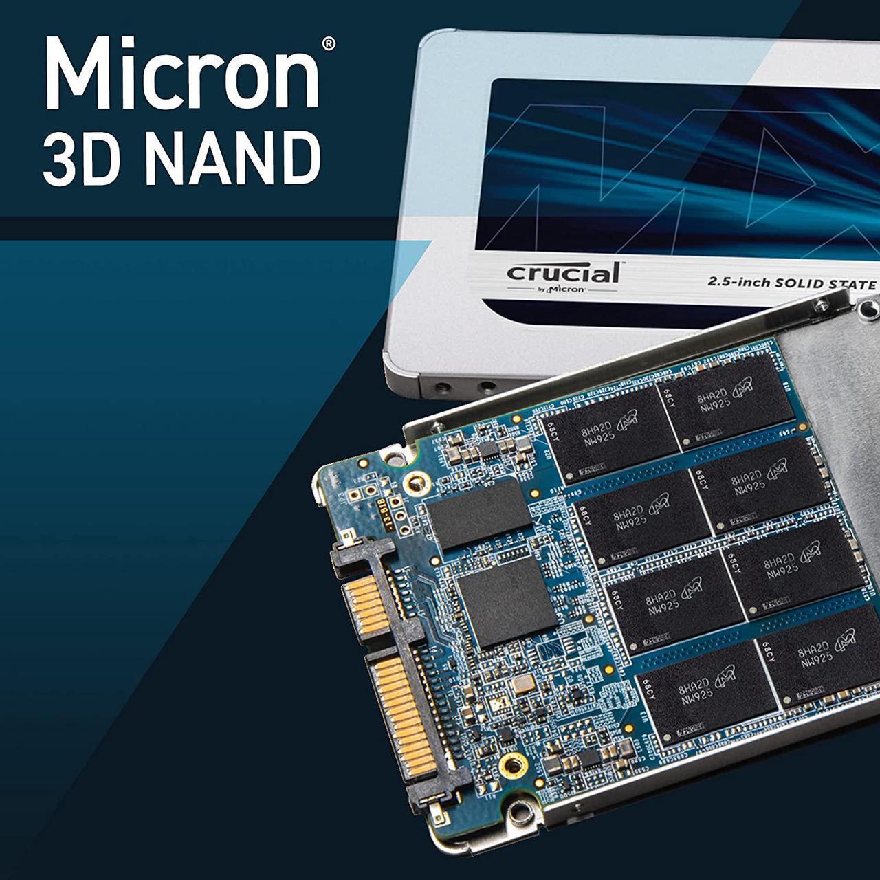 Alt view image 17 of 18 - Crucial MX500 250GB 3D NAND SATA 2.5 Inch Internal SSD, up to 560 MB/s  - CT250MX500SSD1