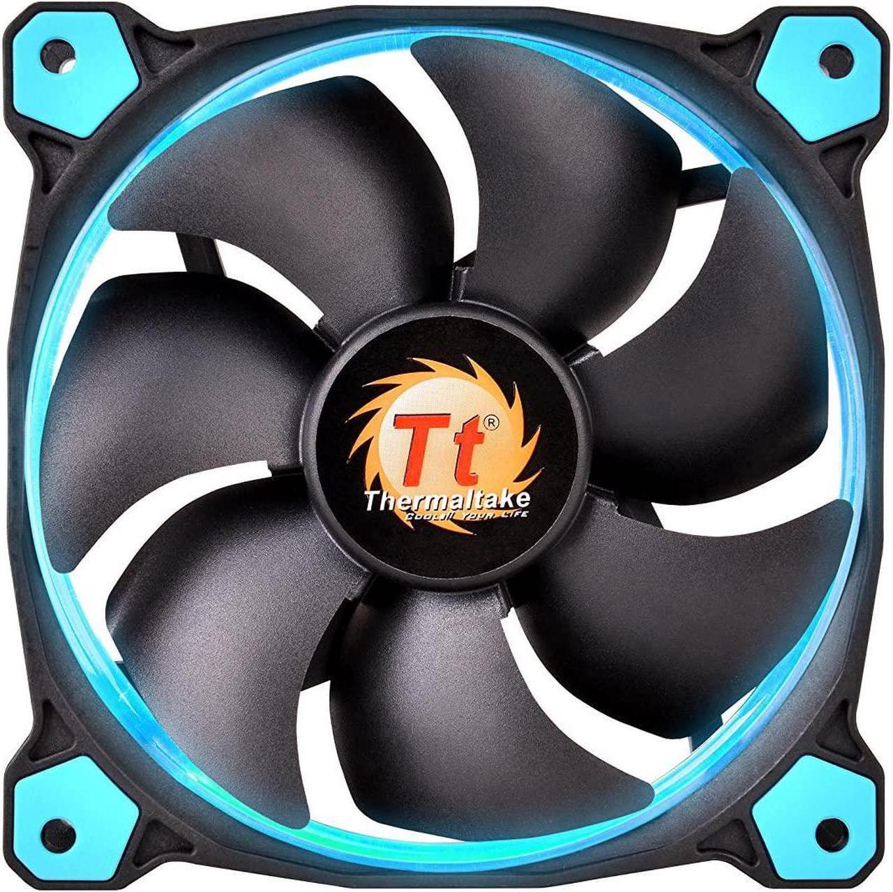 Alt view image 11 of 11 - Thermaltake Riing 14 Series High Static Pressure 140mm Circular Blue LED Ring Case/Radiator Fan CL-F039-PL14BU-A