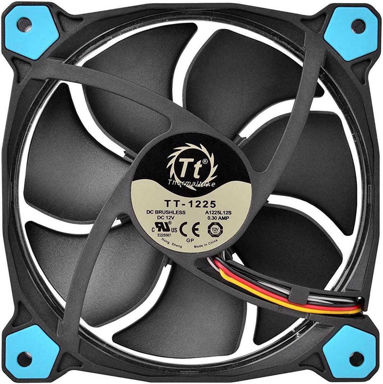 Alt view image 10 of 11 - Thermaltake Riing 14 Series High Static Pressure 140mm Circular Blue LED Ring Case/Radiator Fan CL-F039-PL14BU-A