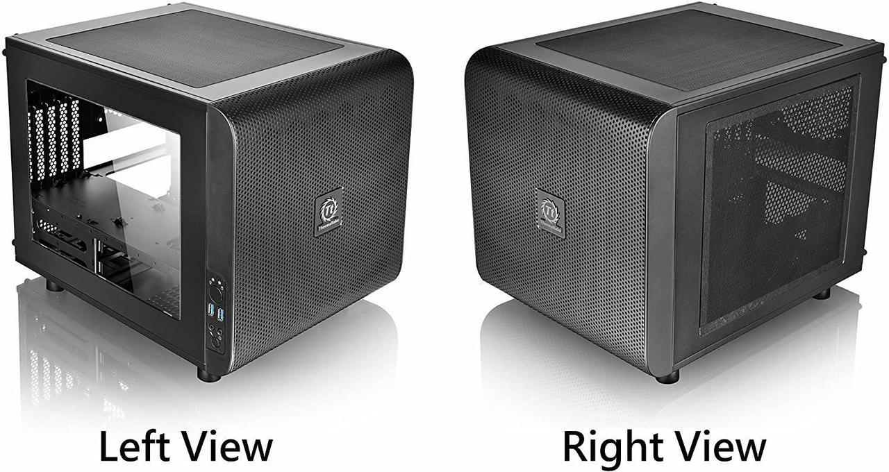 Alt view image 15 of 15 - Thermaltake Core V21 Black Extreme Micro ATX Cube Chassis CA-1D5-00S1WN-00