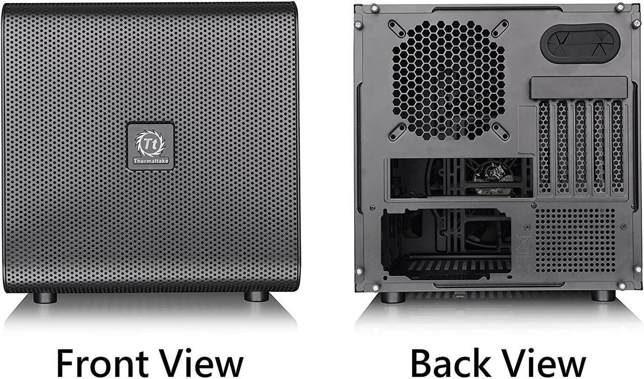 Alt view image 16 of 15 - Thermaltake Core V21 Black Extreme Micro ATX Cube Chassis CA-1D5-00S1WN-00