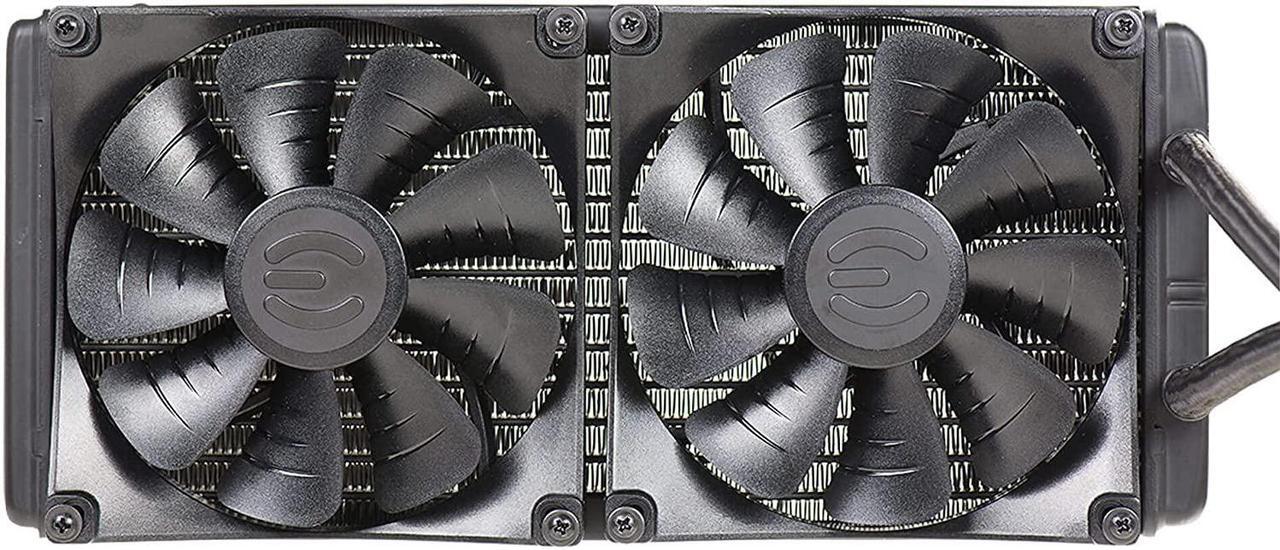 Alt view image 11 of 15 - EVGA CLC 280mm All-In-One RGB LED CPU Liquid Cooler, 2x FX13 140mm PWM Fans, Intel, AMD, 400-HY-CL28-V1 LGA 1700 Compatible