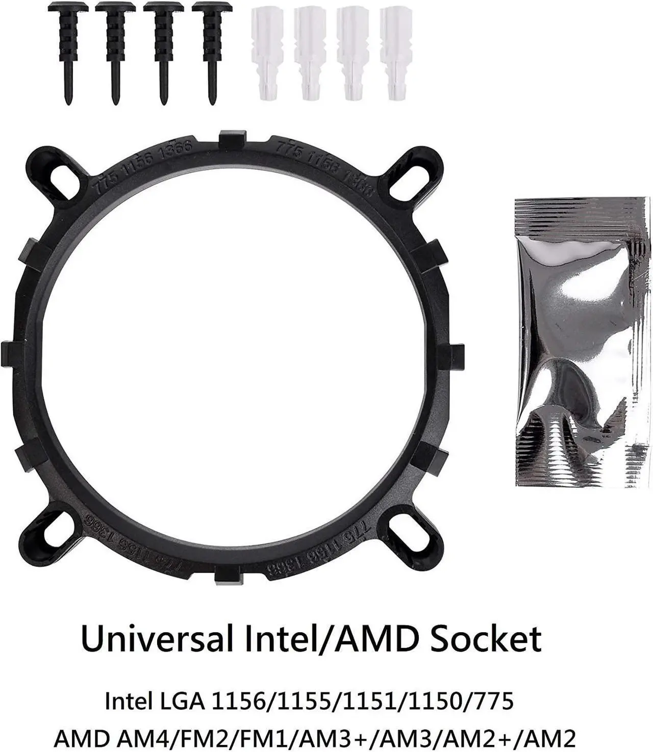 Alt view image 16 of 20 - Thermaltake UX100 5V Motherboard Sync High Airflow Hydraulic Bearing ARGB Lighting CPU Cooler