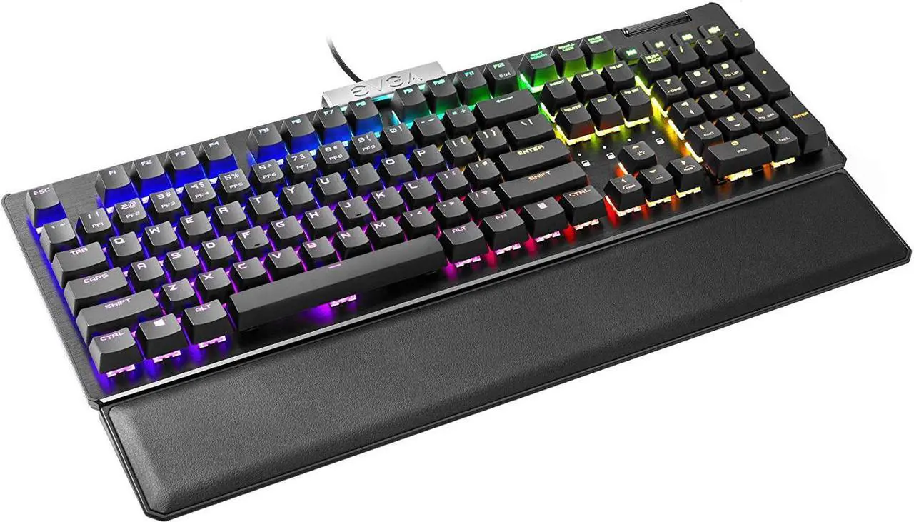Alt view image 11 of 20 - EVGA Z15 RGB Mechanical Gaming Keyboard, Linear Switch, RGB Backlit LED, Hot Swappable Kailh Speed Silver Switches 821-W1-15US-KR