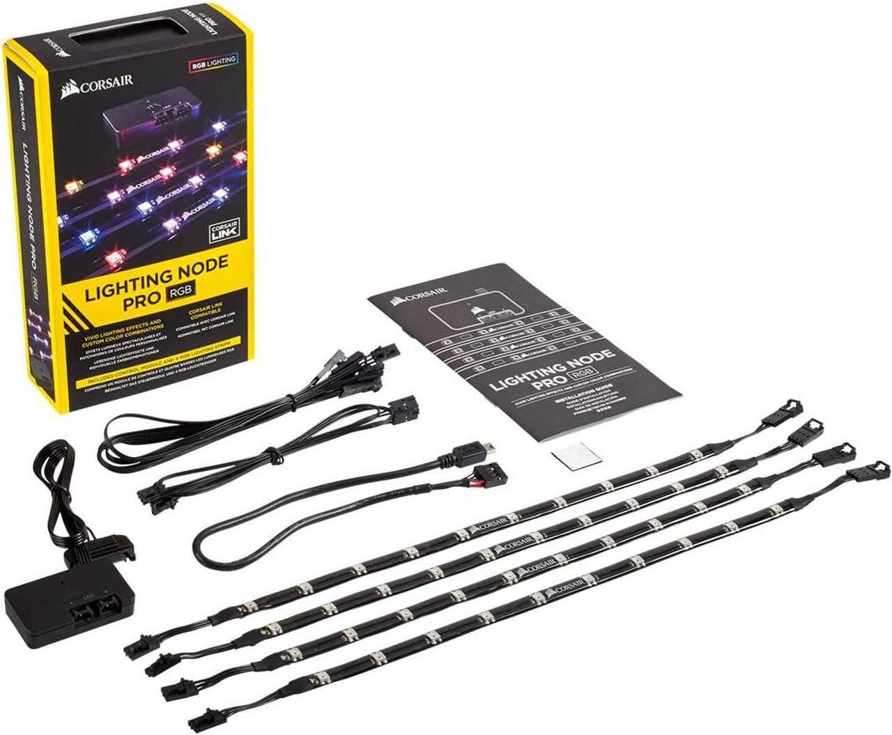 Alt view image 13 of 20 - CORSAIR Lighting Node PRO CL-9011109-WW, RGB Lighting Controller with Individually Addressable RGB LED Strips