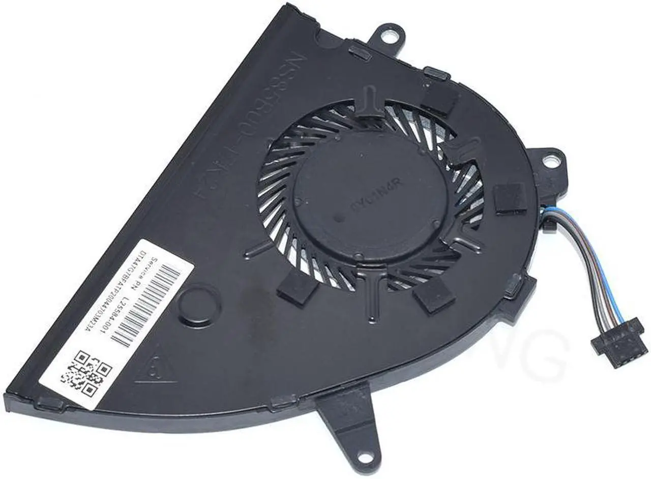 Alt view image 4 of 5 - New laptop CPU Cooling Fan For HP Pavilion 15-CW 15-CS TPN-Q208 TPN-Q210 L25584-001 Integrated Graphics 4 Wires 20N28