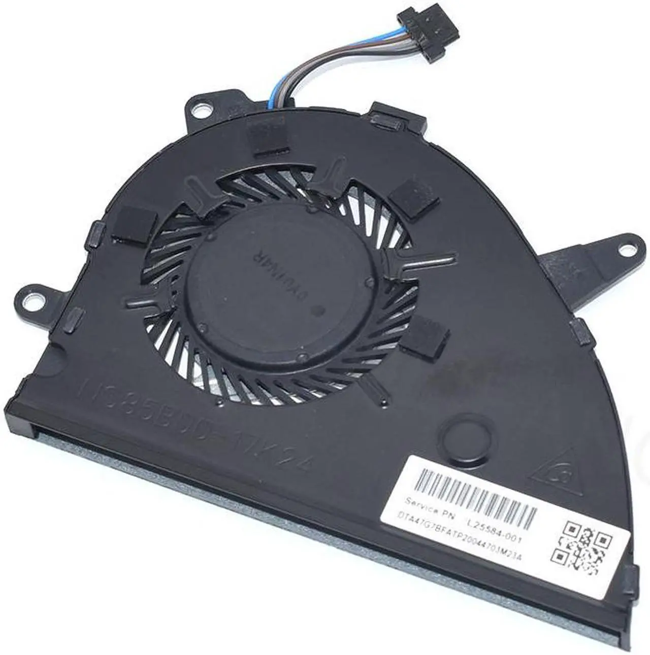 Alt view image 2 of 5 - New laptop CPU Cooling Fan For HP Pavilion 15-CW 15-CS TPN-Q208 TPN-Q210 L25584-001 Integrated Graphics 4 Wires 20N28