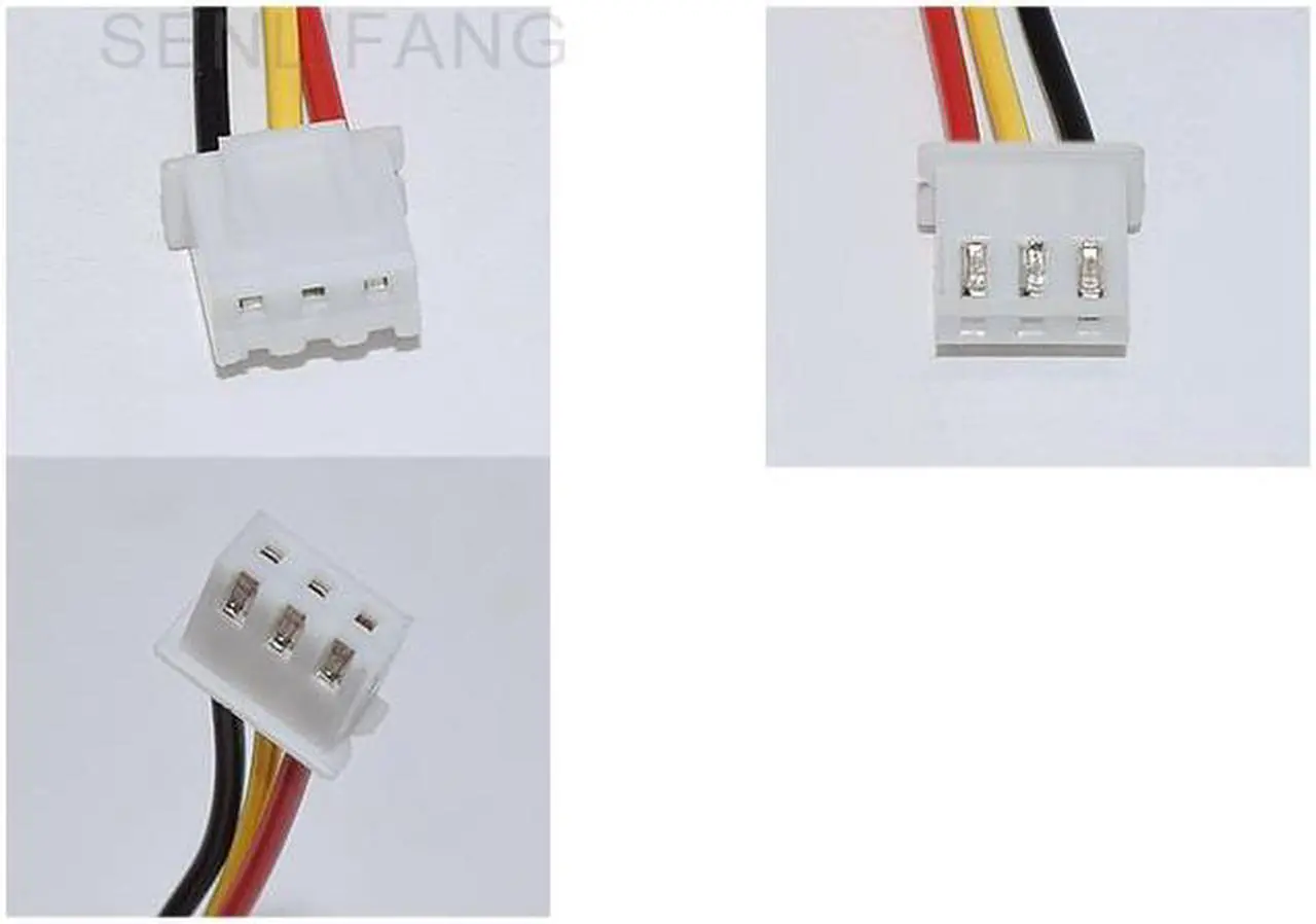 Alt view image 4 of 4 - New Applicable to EFC-08E12D-EF05 DC 12V 0.4A 80x80x25mm 3 Line Cooling Fan