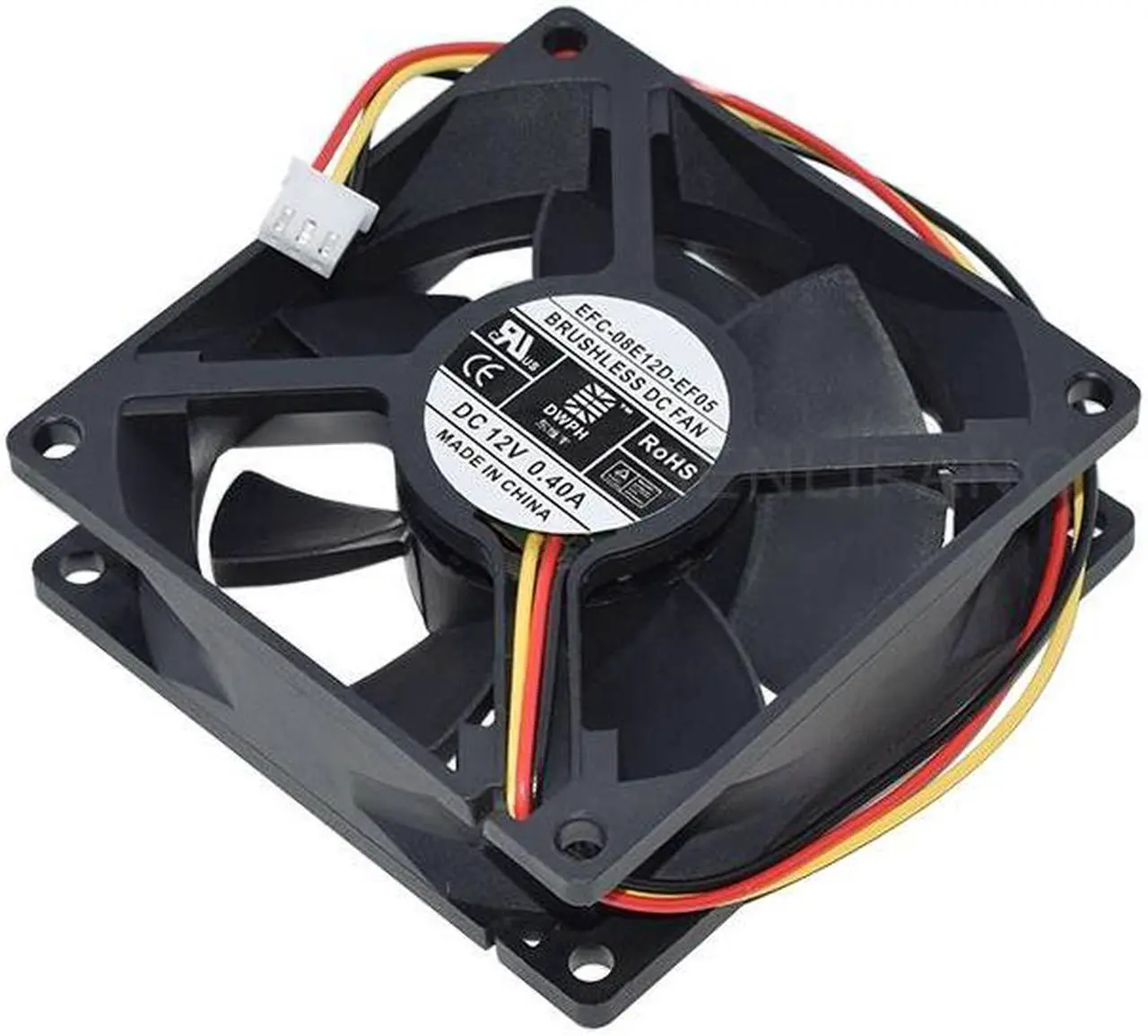 Main image of New Applicable to EFC-08E12D-EF05 DC 12V 0.4A 80x80x25mm 3 Line Cooling Fan