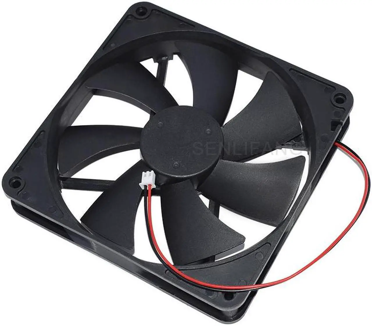 Alt view image 2 of 4 - 14CM DC12V 0.70A Double Line Silent Cooling Fan 140x40x25mm D14SH-12  For Mining PSU Repair ATX Power Supply Replacement