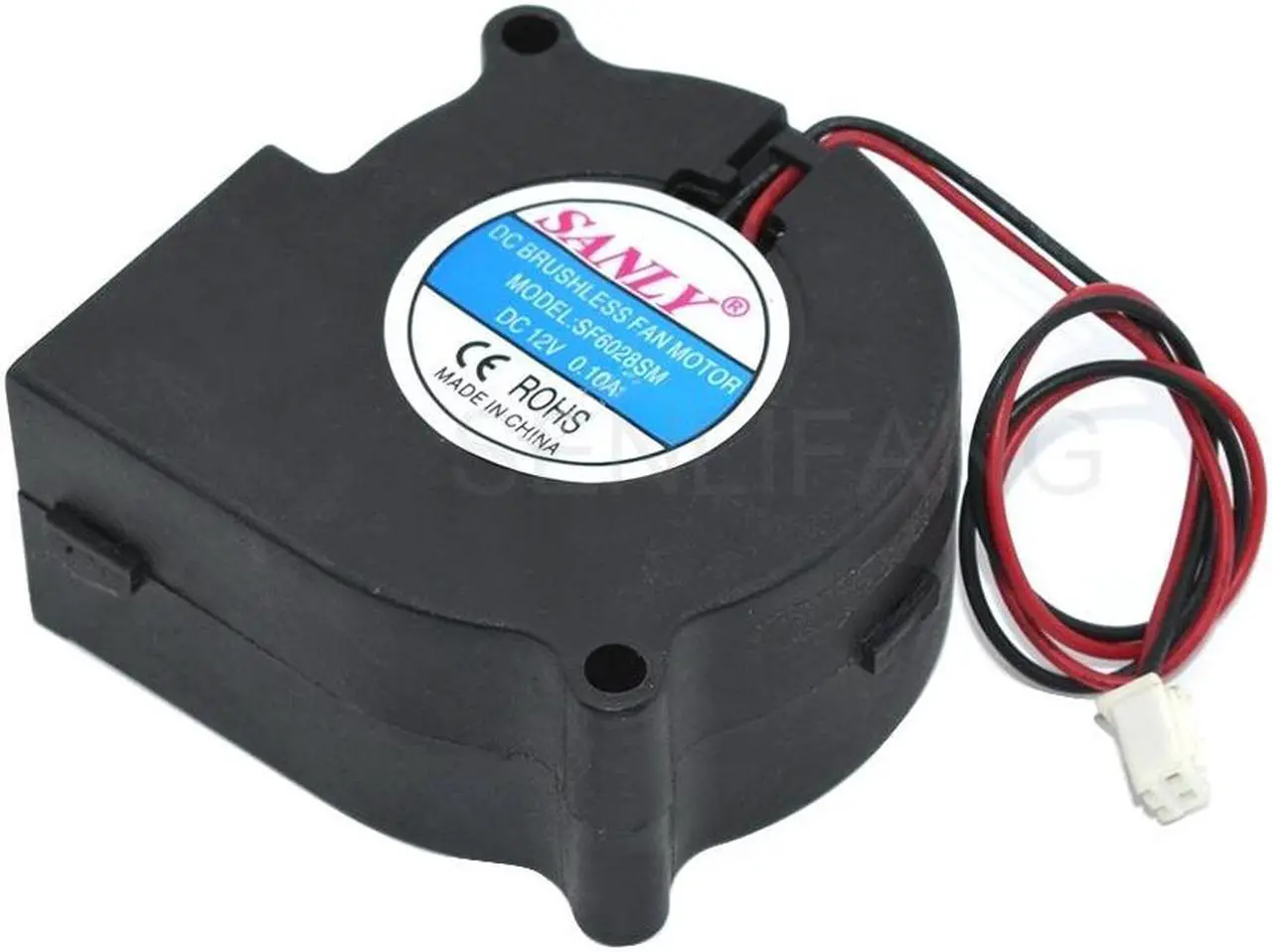 Main image of New Original For SANLY SF6028SM DC12V 0.10A 6028 60mm 2-Wire Mute Turbo Blower Fan Humidifier Dehumidifier Cooling Fan
