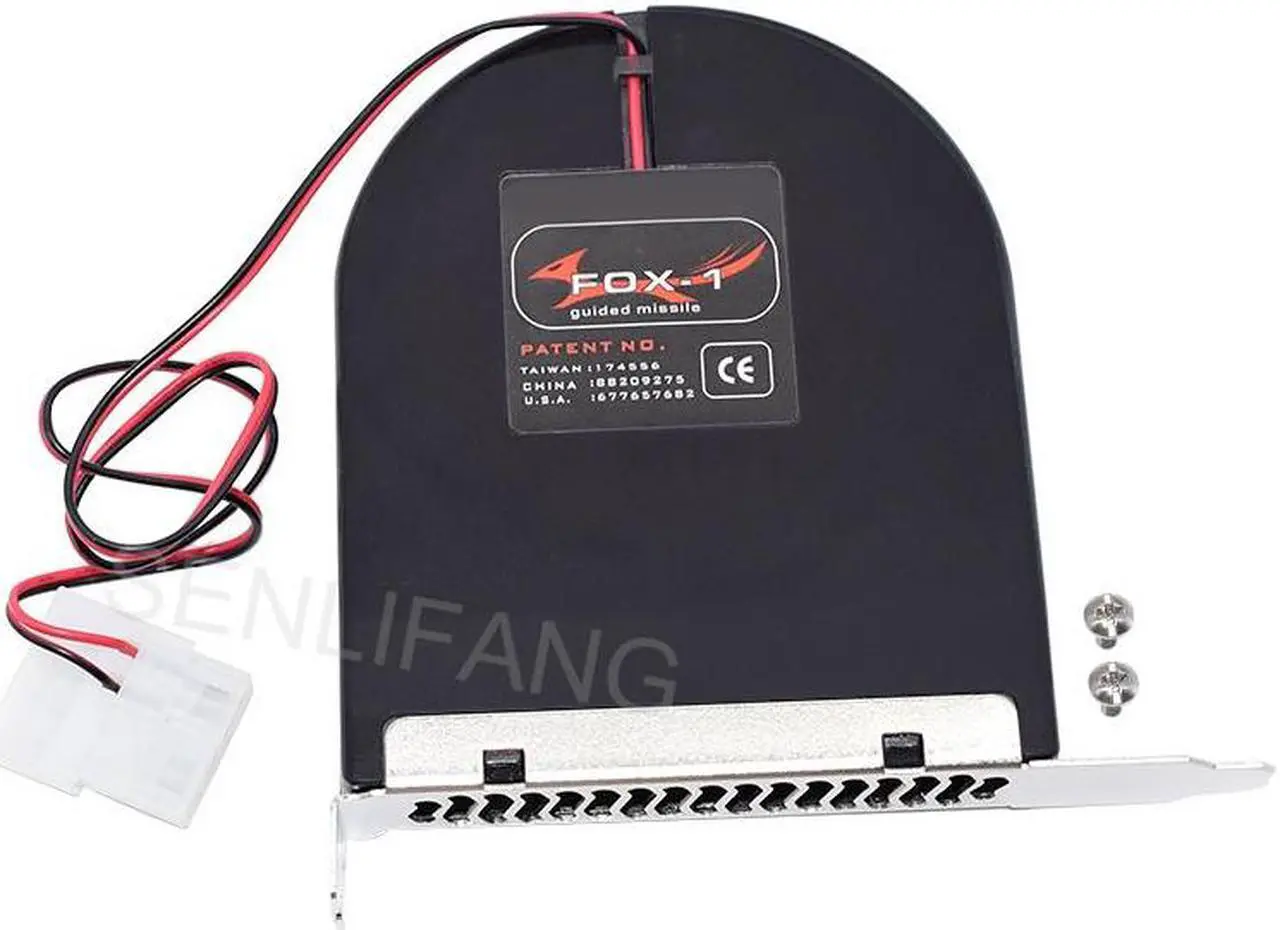 Alt view image 2 of 3 - FOX-1 system Blow DC12V  2Pin long life bearing cooling For PC Computer Chassis Case HeatSink PCI Fan 2200RPM IDE Molex Power
