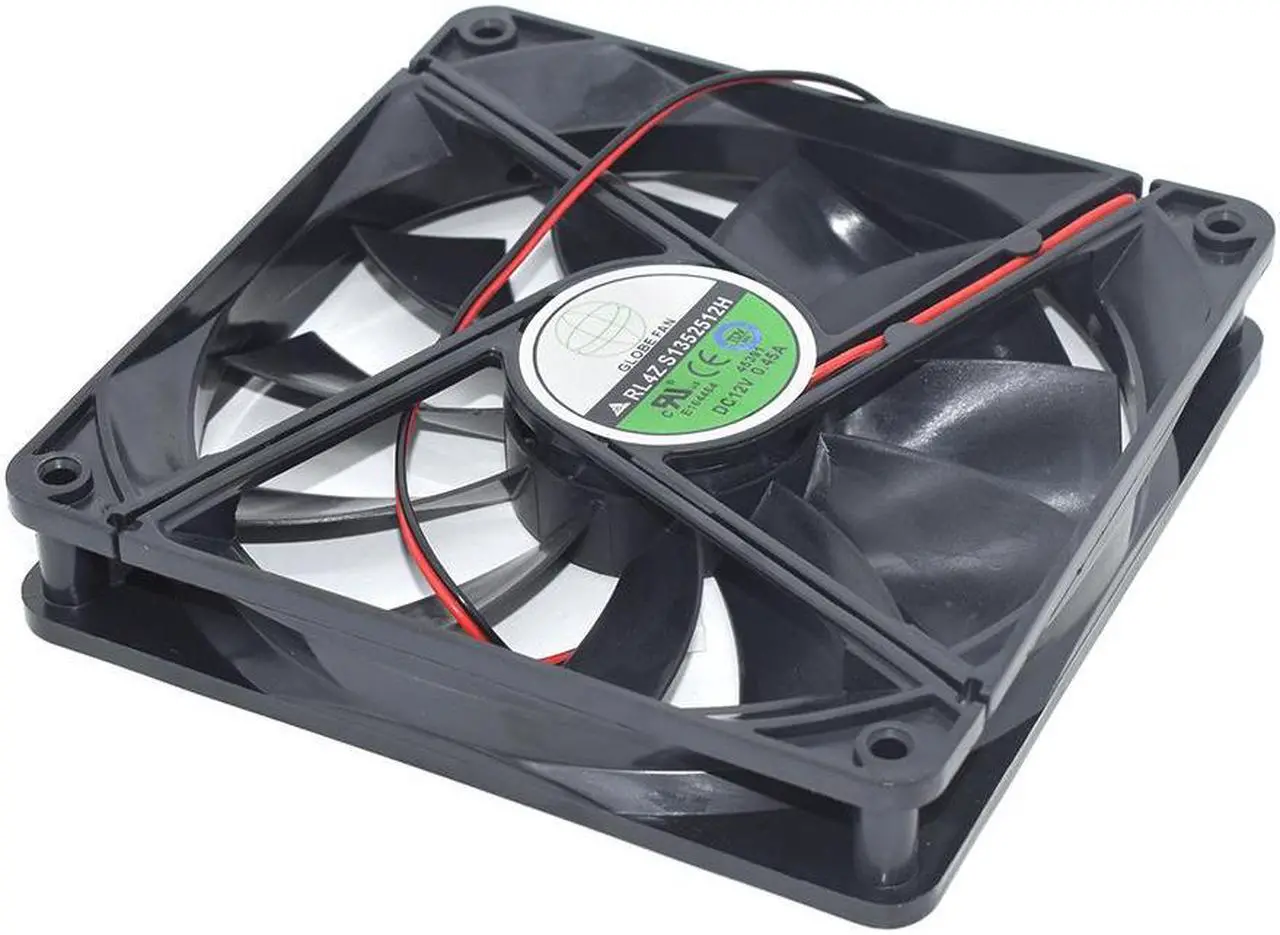 Main image of New For GLOBE FAN RL4Z S1352512H 135x135x25mm 13.5cm 12V 0.45A 2Pin Chassis Power Cooling Fan
