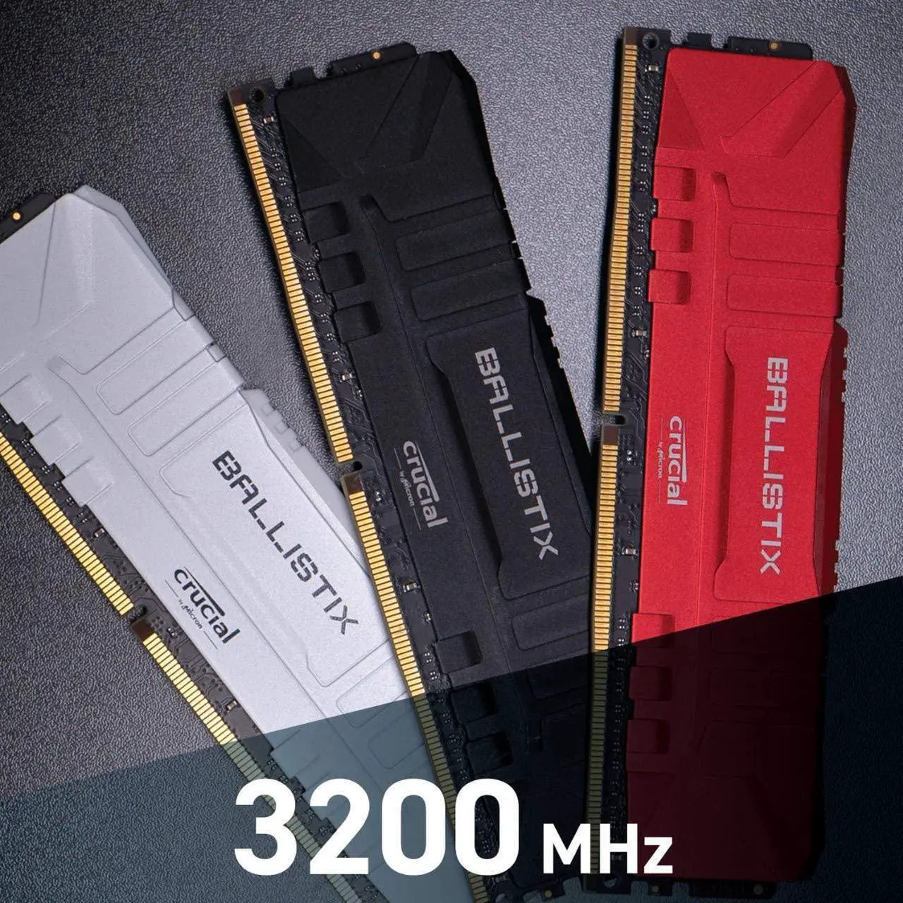 Alt view image 7 of 8 - Crucial Ballistix 3200 MHz DDR4 DRAM Desktop Gaming Memory Kit 16GB (8GBx2) CL16 BL2K8G32C16U4B (BLACK)
