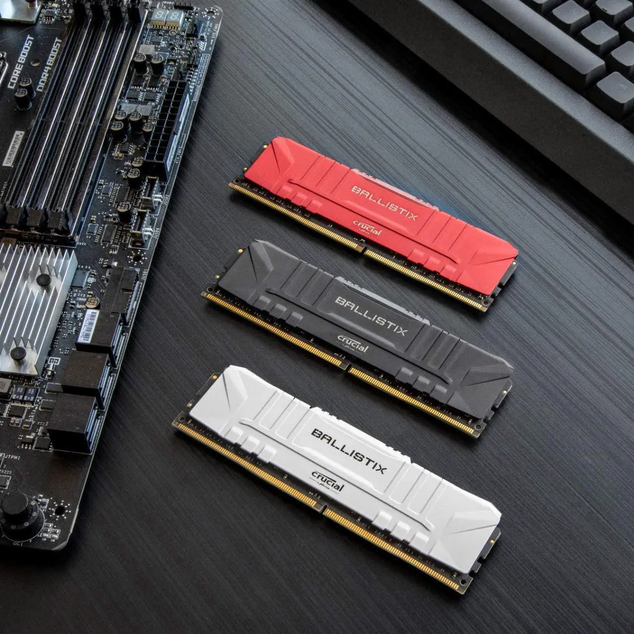 Alt view image 8 of 8 - Crucial Ballistix 3200 MHz DDR4 DRAM Desktop Gaming Memory Kit 16GB (8GBx2) CL16 BL2K8G32C16U4B (BLACK)