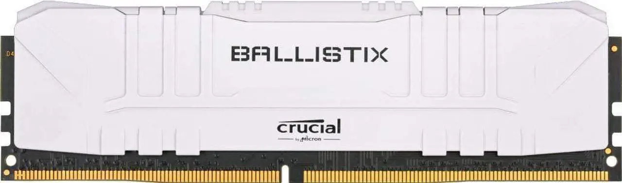 Alt view image 4 of 9 - Crucial Ballistix 3200 MHz DDR4 DRAM Desktop Gaming Memory Kit 16GB (8GBx2) CL16 BL2K8G32C16U4W (WHITE)