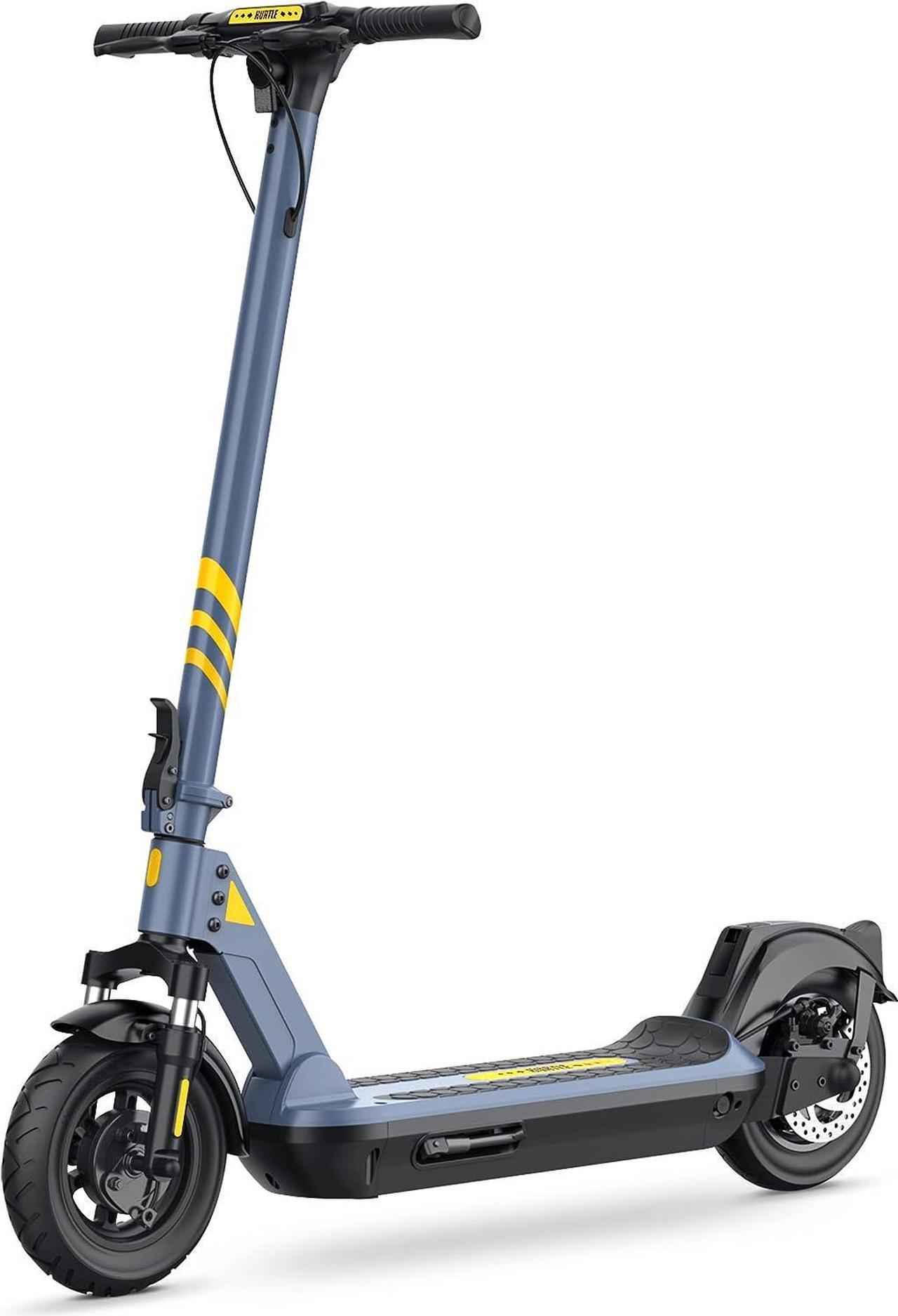 Main image of Hurtle Folding Electric Scooter - 10 Honeycomb Tires, 25 Miles Range, 19 MPH Max Speed, 500W 36V Brushless Motor Escooter with App Control, E-ABS Front Drum & Rear Disc Brakes, E-Scooter for Adul