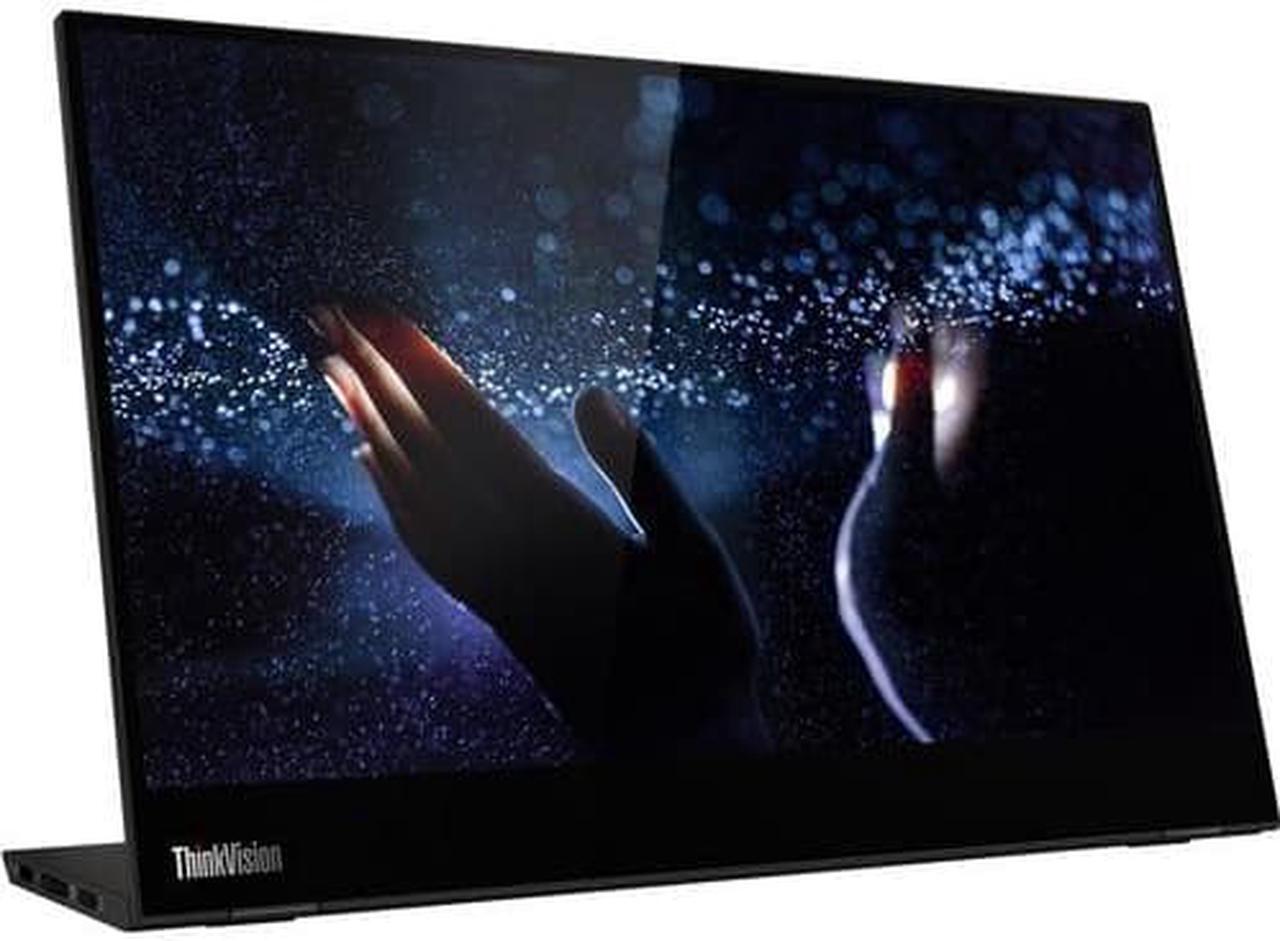 Alt view image 9 of 20 - Lenovo ThinkVision M14t 14" USB-C Mobile Monitor with Touch Screen