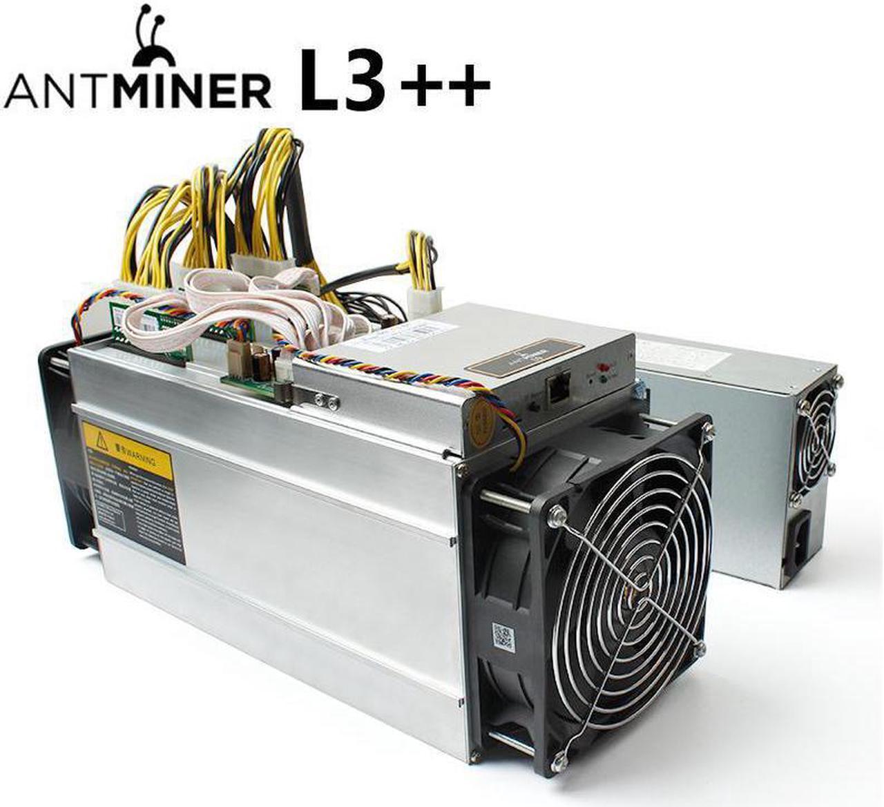 Bitmain ANTMINER L3++ 580M (with psu) Scrypt Miner LTC Mining Machine Better Than ANTMINER L3 L3+