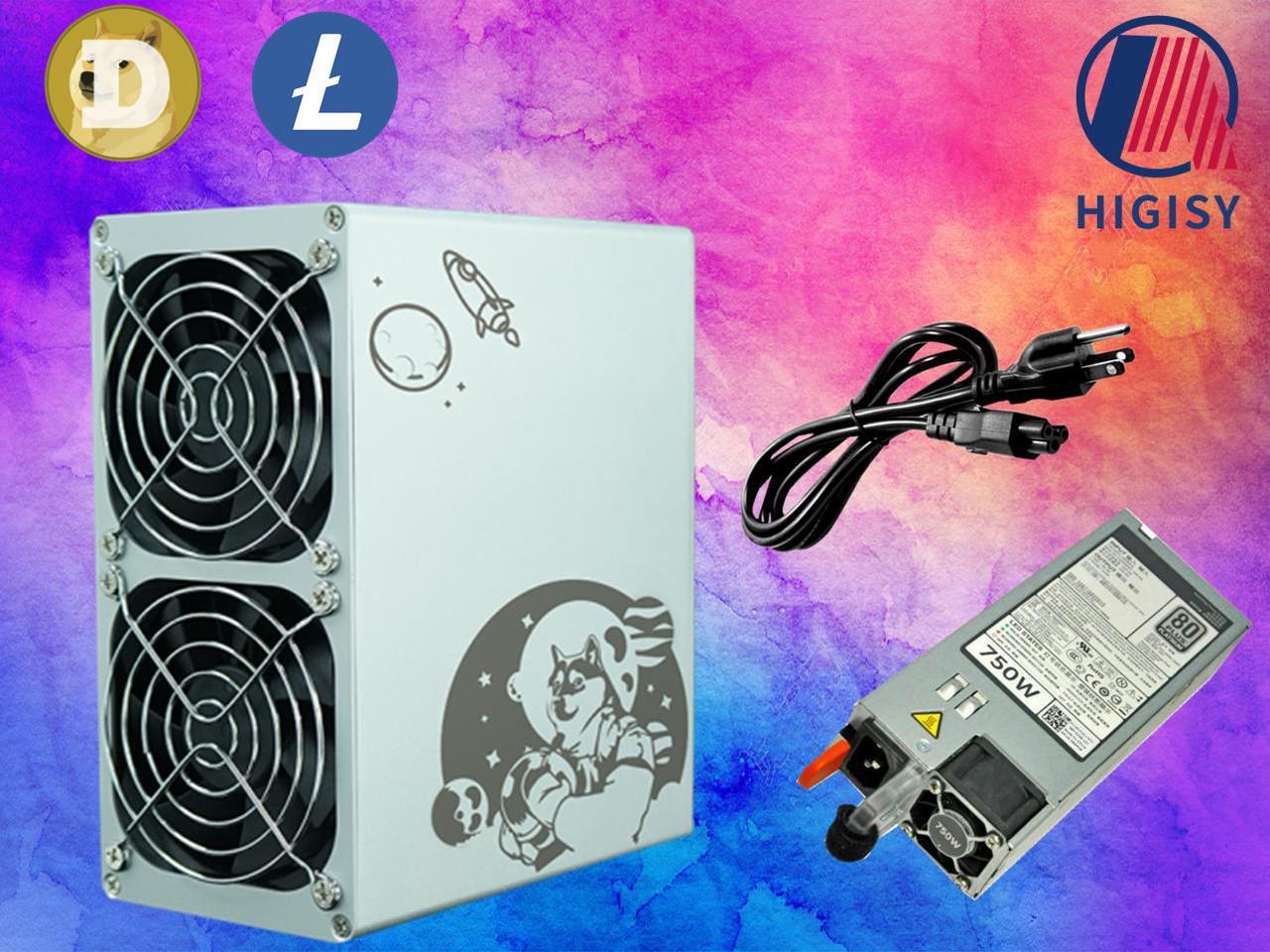 Goldshell Mini doge 185MH/s (scrypt LTC&DOGE) WITH 750W PSU Goldshell Mini Doge Miner Litecoin&Dogecoin Miner Ethernet Connection Goldshell Mini Doge Miner