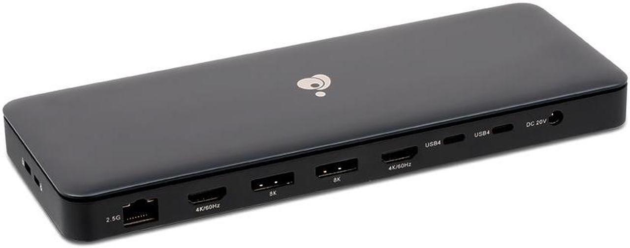 Alt view image 13 of 20 - IOGEAR Docking Station Dock Pro USB4 8K Triple View - GUD4C8K3