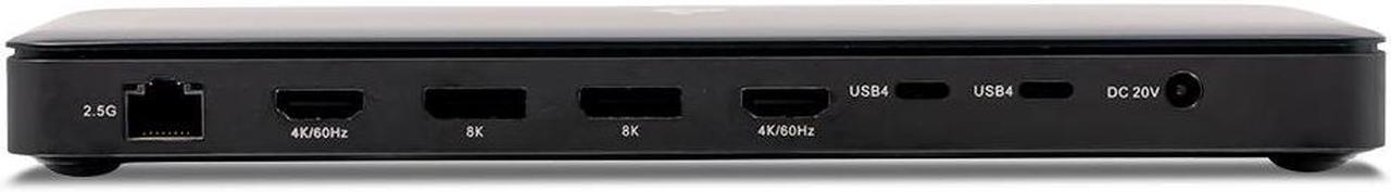 Alt view image 14 of 20 - IOGEAR Docking Station Dock Pro USB4 8K Triple View - GUD4C8K3