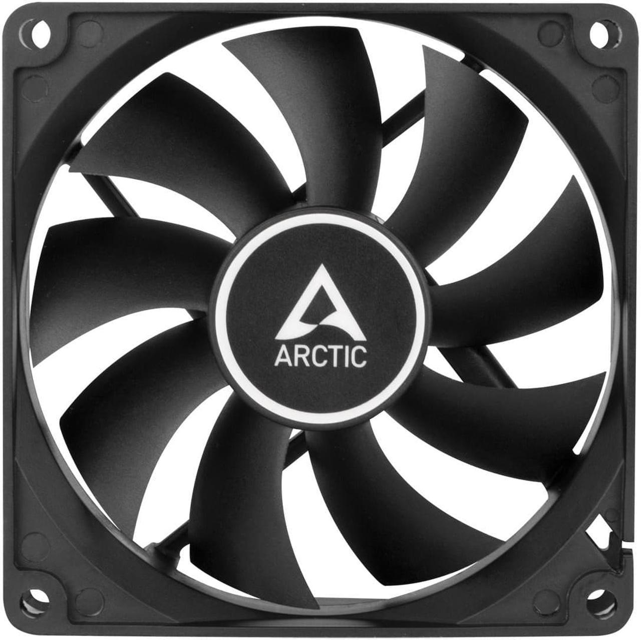 ARCTIC F9 PWM PST 92mm Black Blade Black Frame Case Fan