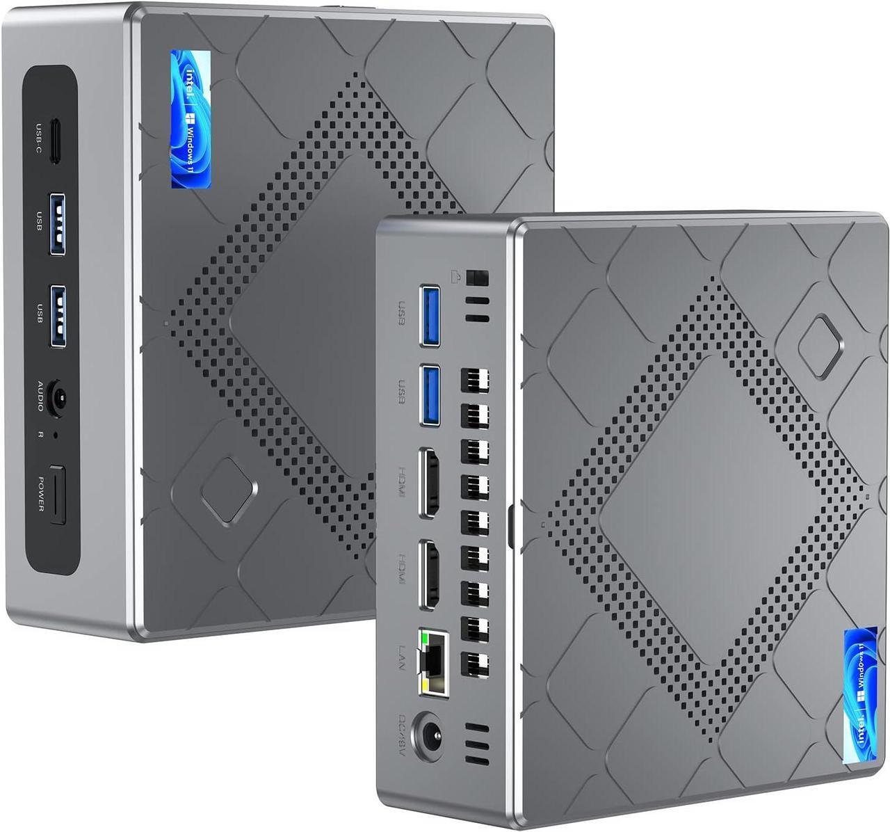 Main image of KAMRUI CK10 Mini PC 16GB RAM 512GB ROM, Intel Core i5-12450H(up to 4.4GHz) Mini Computer, 8 Cores Small Desktop Computers Tower Support Triple Display 4K, NVME SATA SSD,WiFi 6,Type C,LAN, BT5.2,HTPC