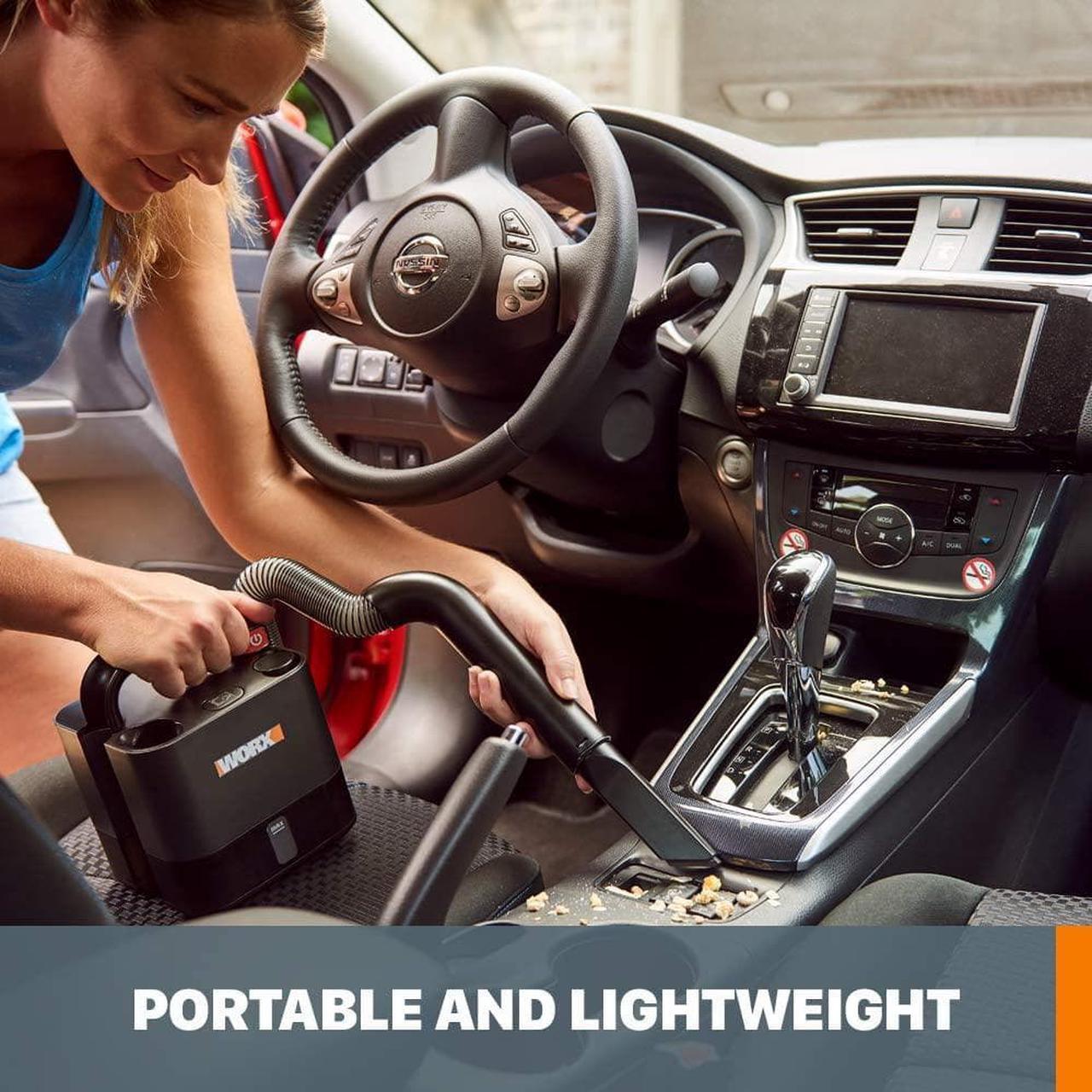 Alt view image 4 of 7 - WORX WX030L 20V Power Share Cordless Cube Vac Compact Vacuum, Black