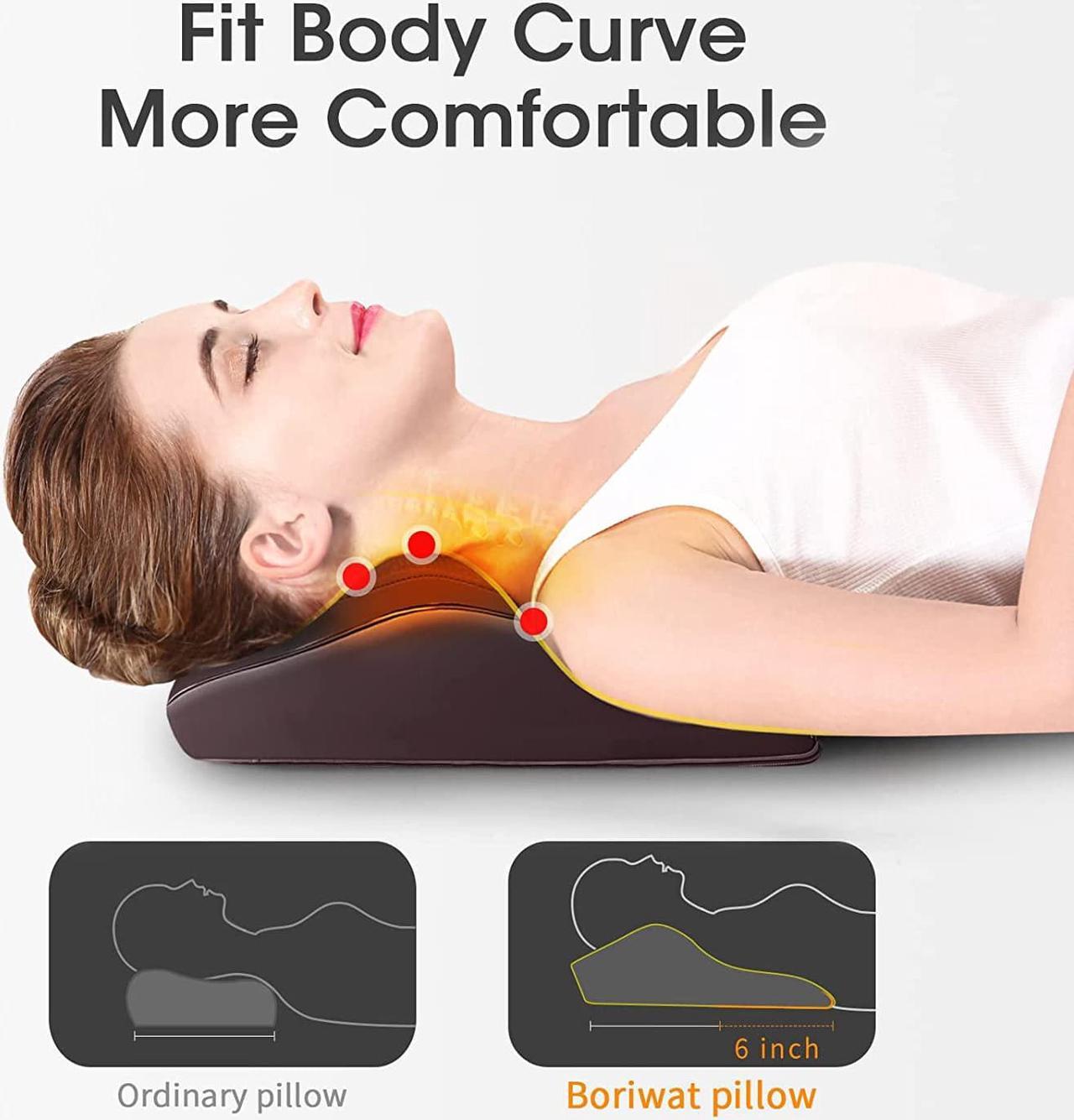 Alt view image 2 of 7 - Back Massager Neck Massager with Heat, Shiatsu Massage Pillow for Pain Relief, Massagers for Neck and Back, Shoulder, Leg, Christmas Gifts for Men Women Mom Dad, Stress Relax at Home Office and Car