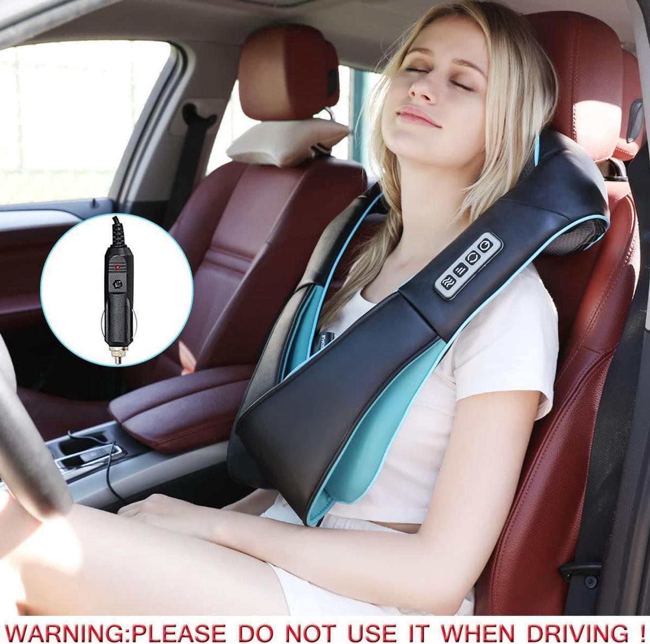 Alt view image 5 of 7 - Shiatsu Back Shoulder and Neck Massager with Heat, Electric Deep Tissue 4D Kneading Massage, Best Gifts for Women Men Mom Dad