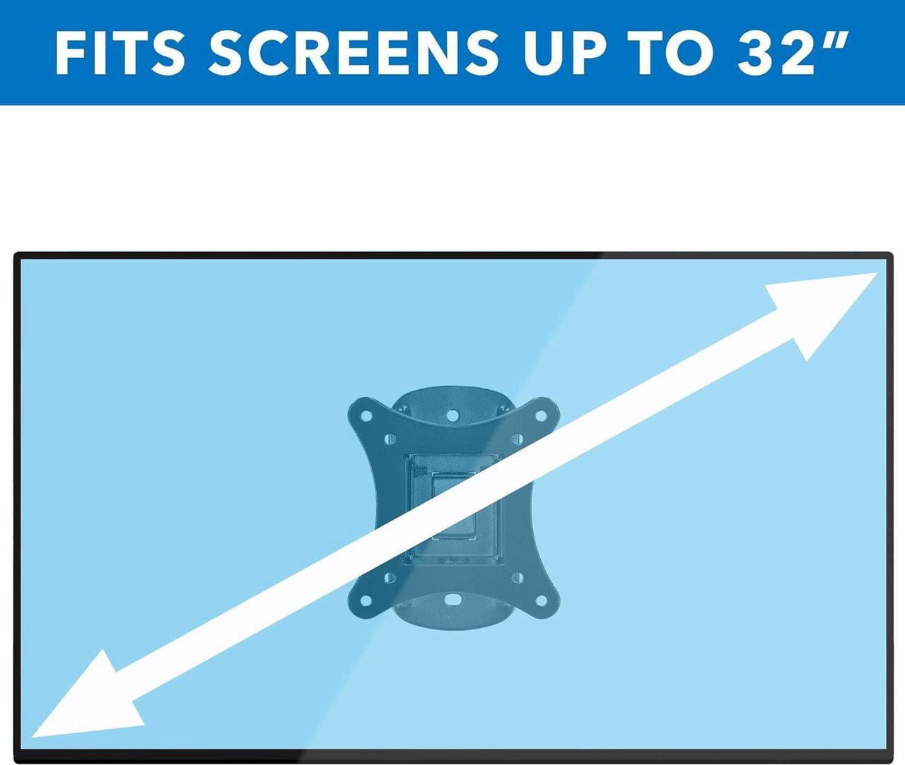 Alt view image 6 of 7 - MI-2829 Small TV Monitor Wall Mount | RV TV Mount | Quick Release VESA Wall Mount | Fits 19 20 21 22 23 24 25 Inch Screens | 75 100 VESA Compatible | Low-Profile Slim Design | 44lb Capacity