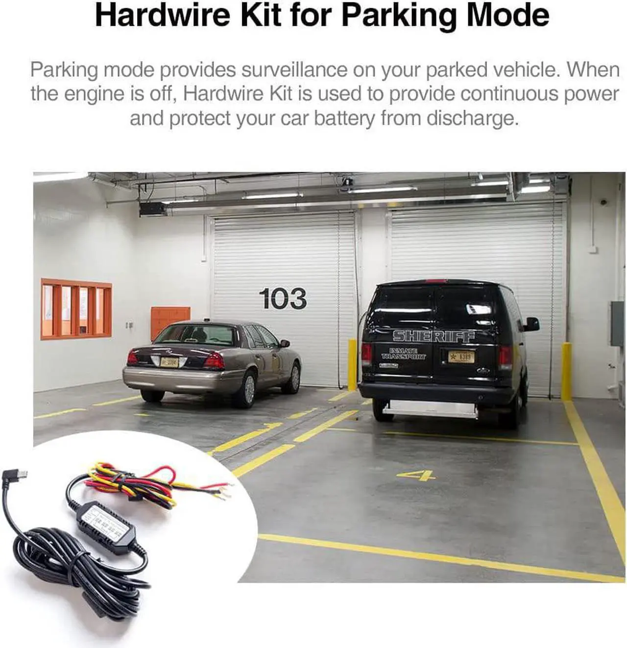Alt view image 4 of 7 - VIOFO HK4 Acc Hardwire Kit, USB-C Hard Wire Kit for T130/A139Pro/WM1/A229Duo&A229PLUS&A229PRO,/A119MINI2 Dash Cam, Low Voltage Protection for Parking Mode