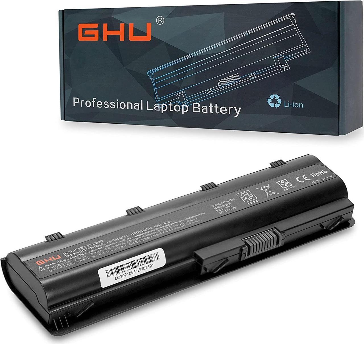 Main image of GHU New Battery MU06 MU09 593553-001 593554-001 58 Wh Compatible with HP G62 G42 586028-341 588178-141 WD548AA WD549AA 593562-001 584037-001 HSTNN-LB0W HSTNN-UB0W HSTNN-LB0W HSTNN-CBOW HSTNN-I84C