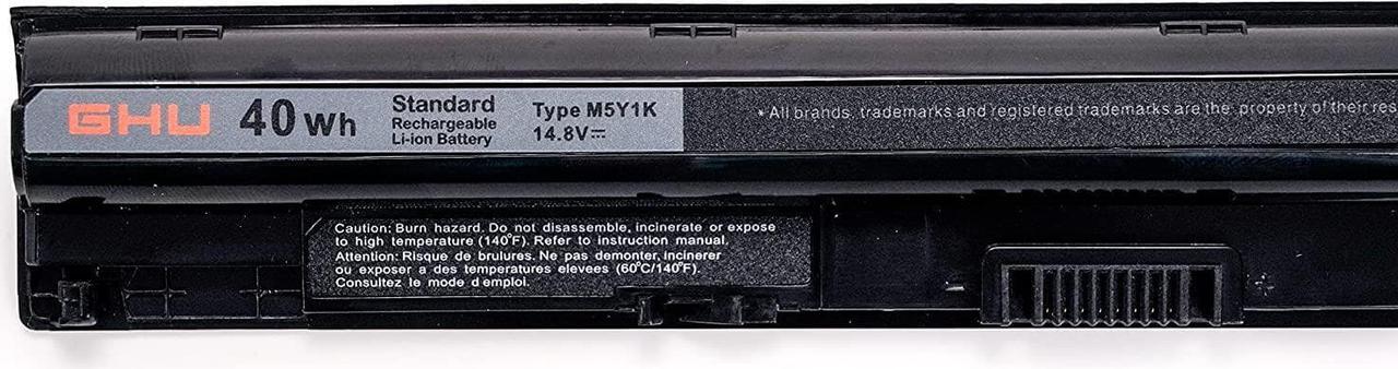 Alt view image 3 of 7 - GHU New 40 Wh Replacement Battery for M5Y1K HD4J0 Compatible with Dell Inspiron 15 5000 3000 Laptop 3551 3552 3567 5458 5551 5555 5559 5758 5558 5559 5758 14 3451 3452 3458 17 5755 5759 6VFVM 1KFH3