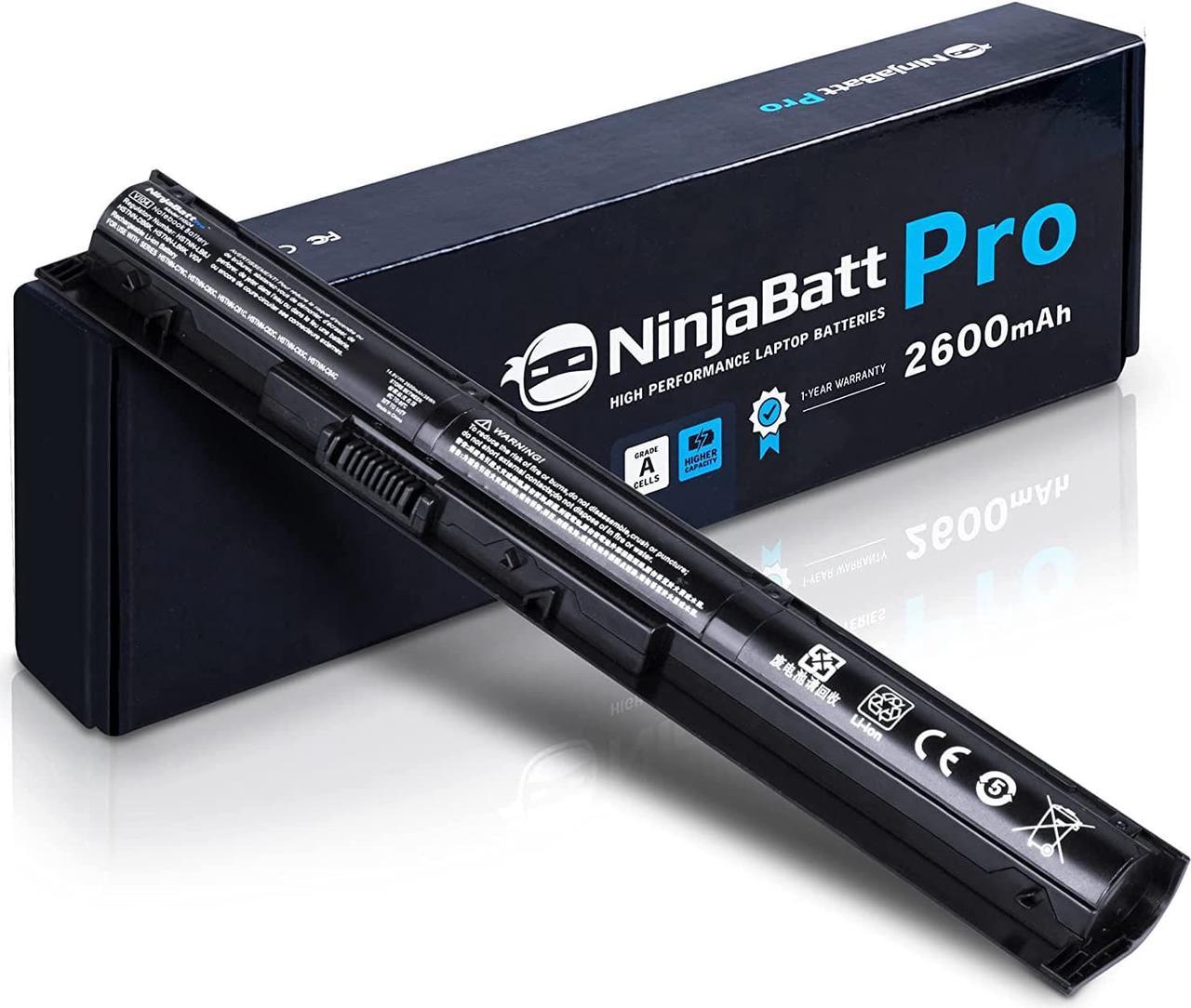 NinjaBatt Pro Battery for HP 756743-001 V104 VI04 756744-001 756478-422 756478-851 756745-001 756479-421 756480-421 450 G2 450 G3 440 G2 15-P030NR VI04XL - Samsung Cells [4 Cells/2600mAh/38Wh]