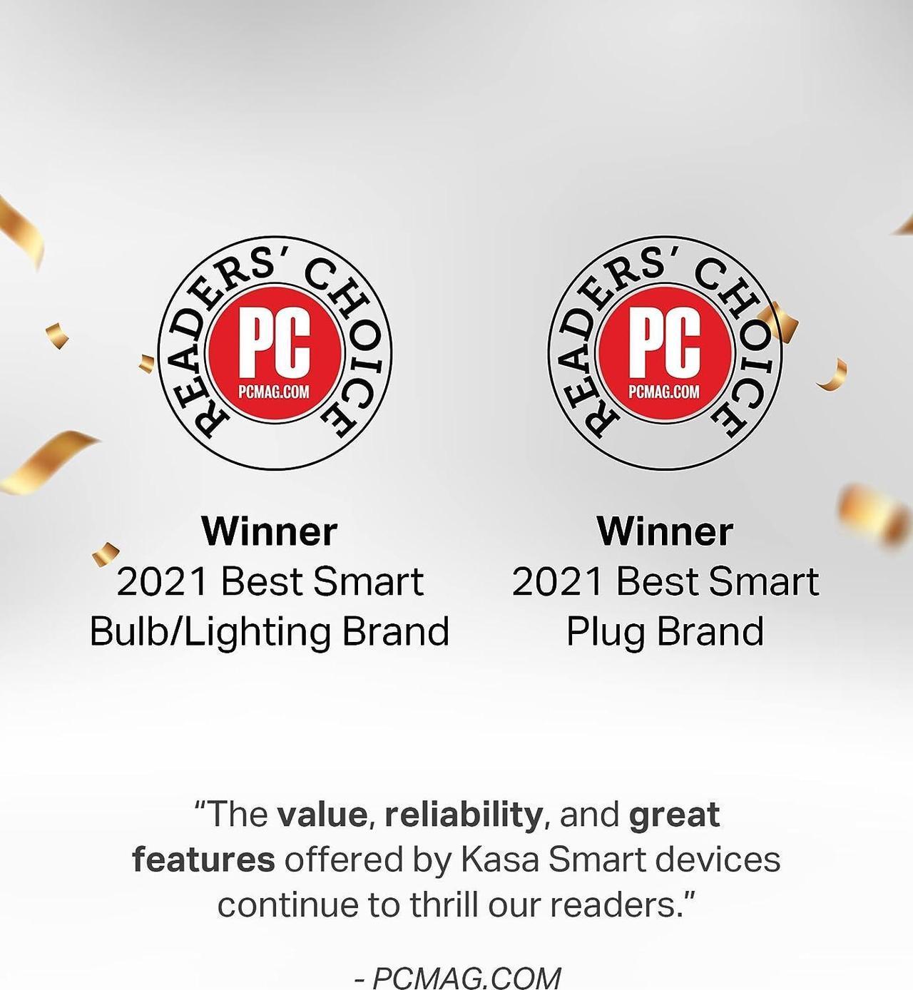 Alt view image 2 of 7 - Kasa Smart Plug Power Strip HS300, Surge Protector with 6 Individually Controlled Smart Outlets and 3 USB Ports, Works with Alexa & Google Home, No Hub Required , White