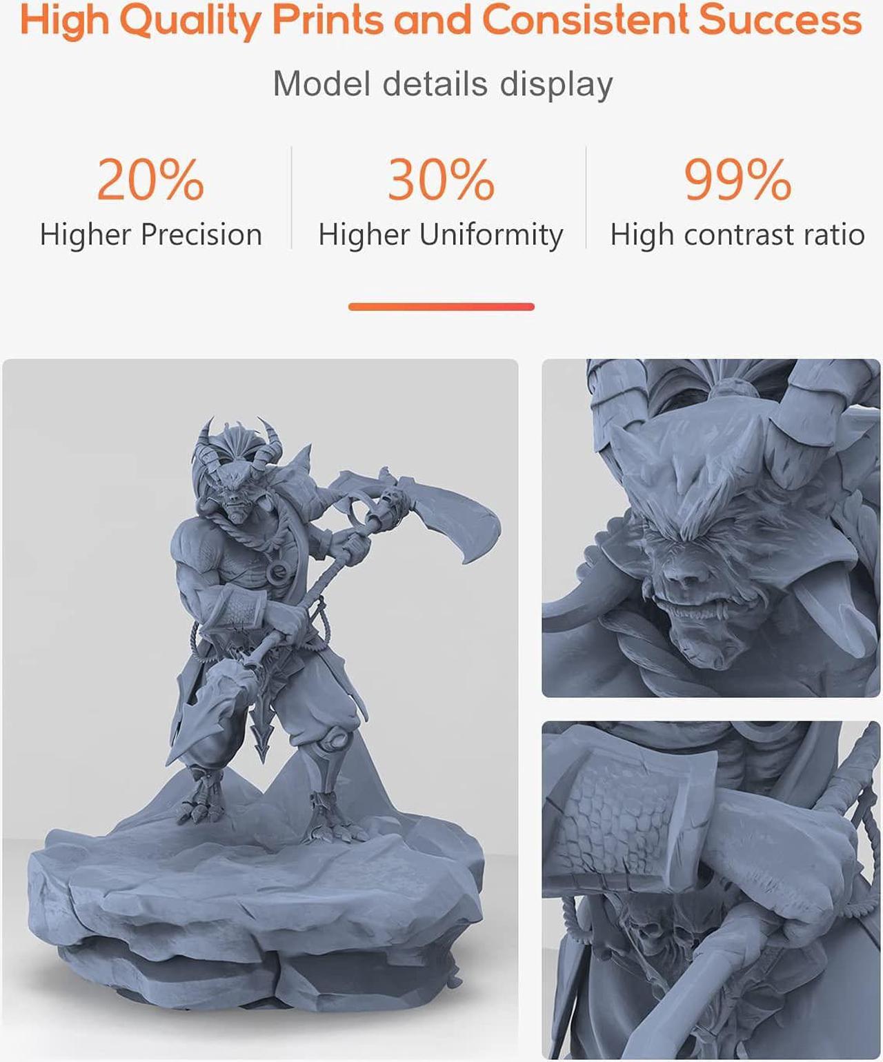 Alt view image 3 of 7 - Creality Official HALOT-ONE (CL-60) Resin 3D Printer with Precise Intergral Light Source, WiFi Control and Fast Printing,Dual Cooling & Filtering System, Assembled Out of The Box
