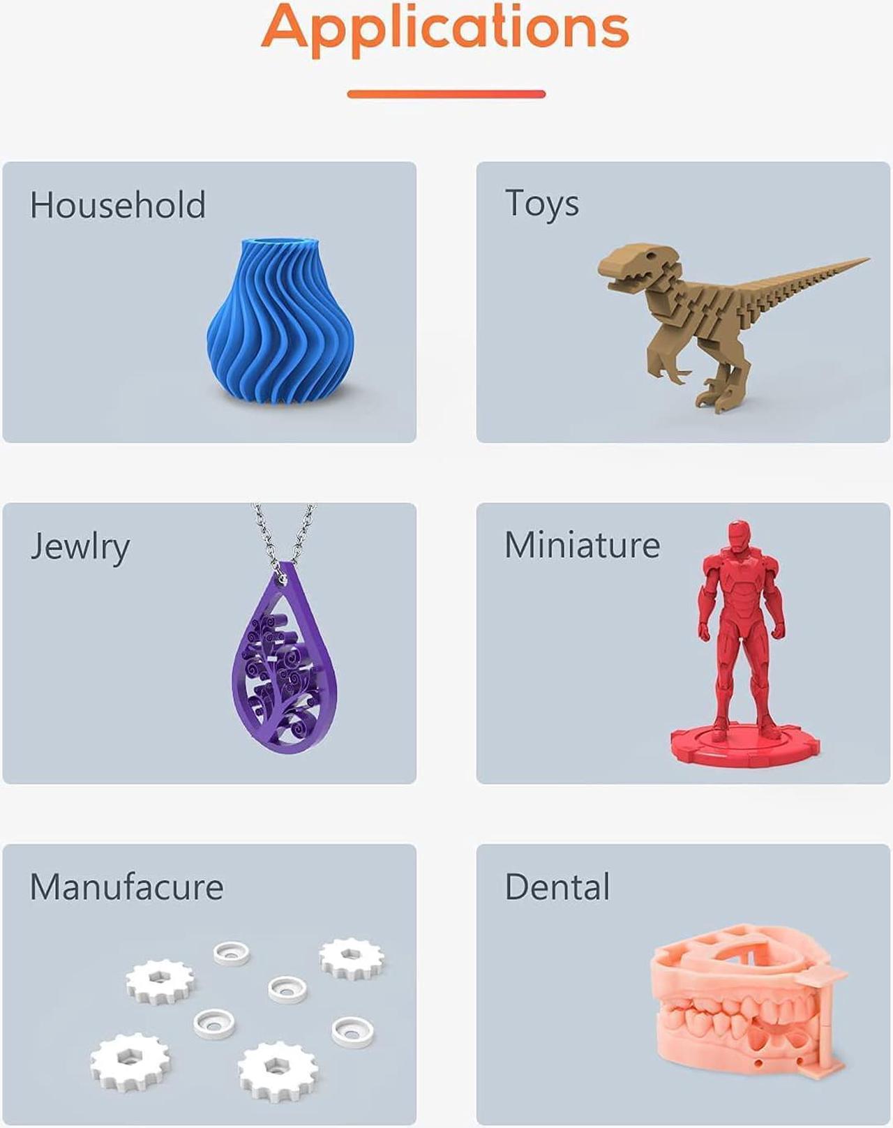 Alt view image 7 of 7 - Creality Official HALOT-ONE (CL-60) Resin 3D Printer with Precise Intergral Light Source, WiFi Control and Fast Printing,Dual Cooling & Filtering System, Assembled Out of The Box