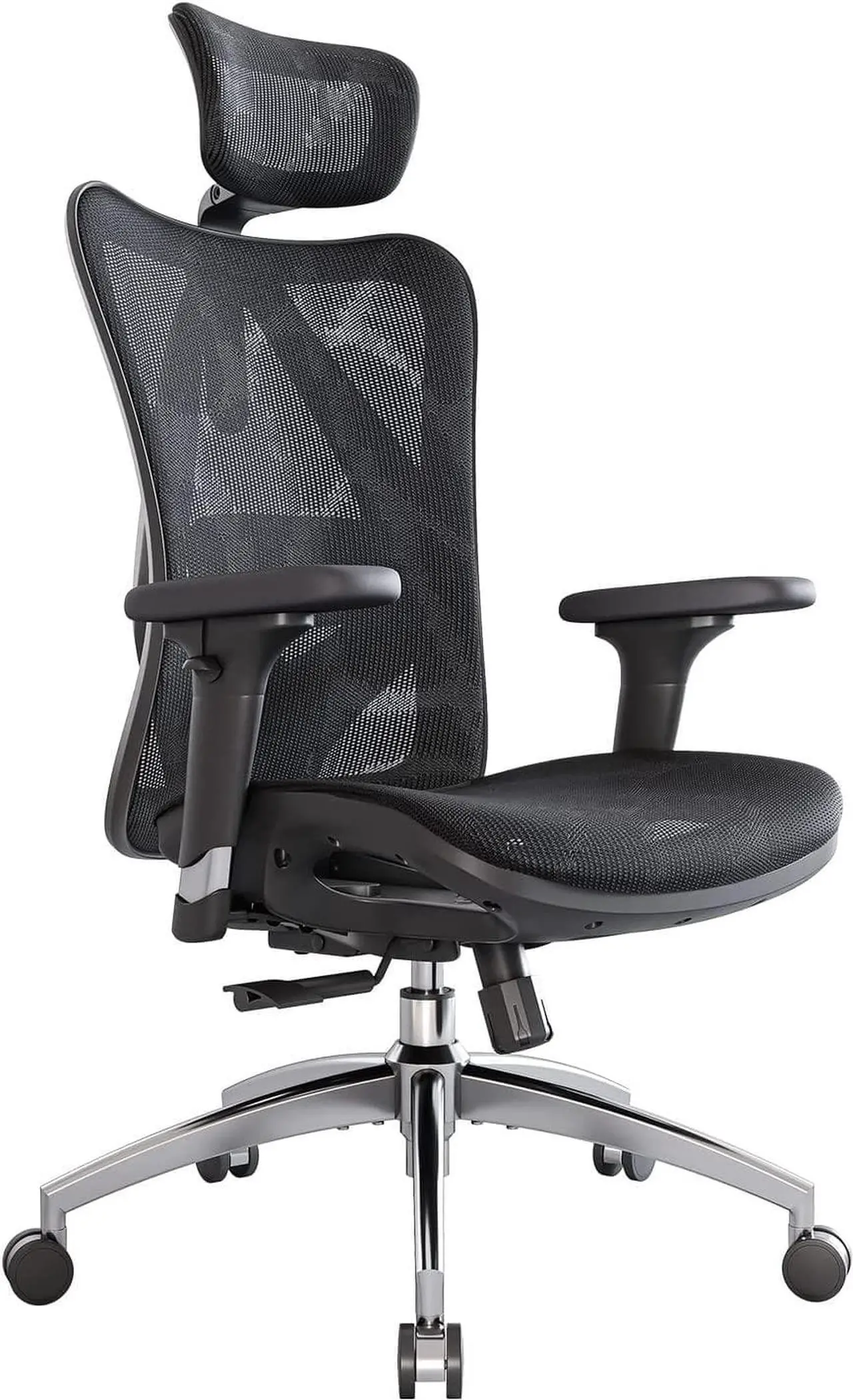 Main image of SIHOO M57 Ergonomic Office Chair with 3 Way Armrests Lumbar Support and Adjustable Headrest High Back Tilt Function Black