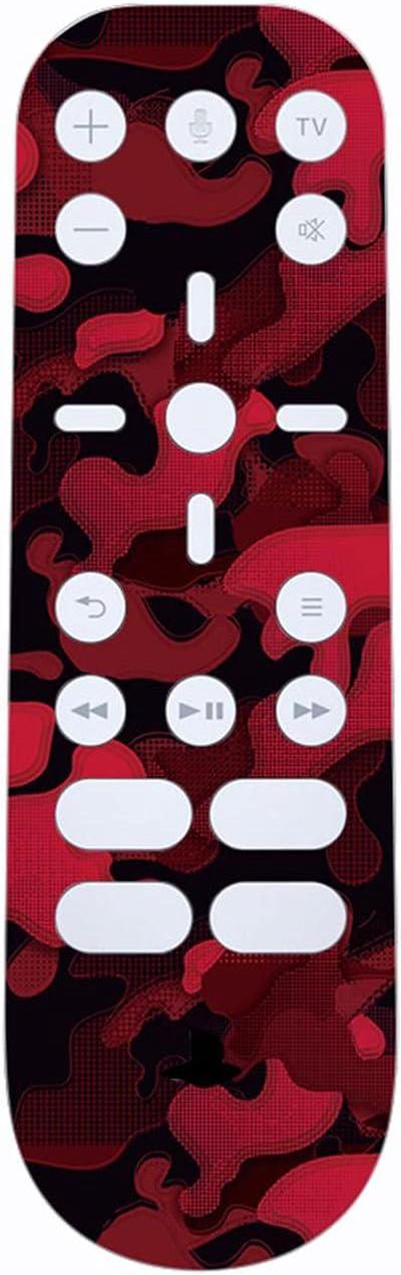 Alt view image 5 of 7 - PlayVital Black Red Camouflage Full Set Skin Decal for PS5 Console Disc Edition, Sticker Vinyl Decal Cover for PS5 Controller & Charging Station & Headset & Media Remote