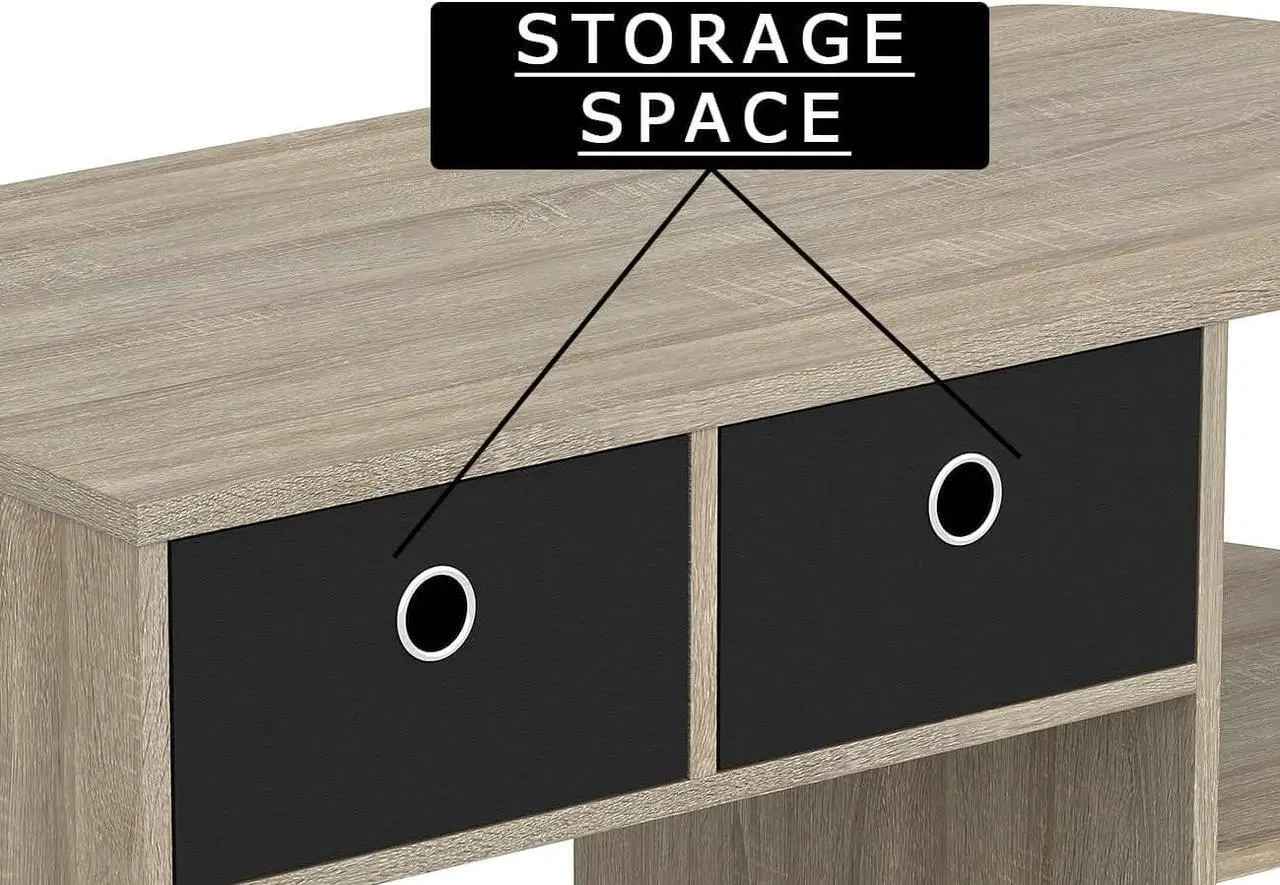 Alt view image 6 of 7 - Safdie Small Computer Space-Saver Writing 2 Storage Drawers-Sturdy Study, Work Table-Compact Home, Living, Dorm Room,Bedroom, Office Modern Student, Gamer Desk, One Size, Dark Taupe