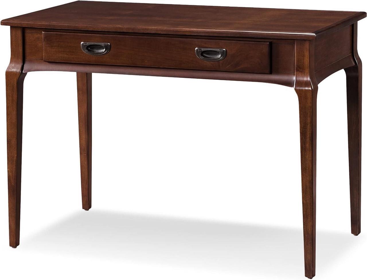Main image of Leick Home 22400 Stratus Laptop Writing Desk with Drop Front Keyboard Drawer, BrownBronze