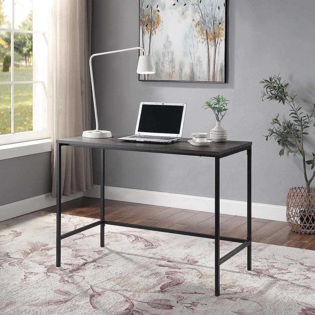 Alt view image 2 of 7 - OSP Home Furnishings Contempo 42-Inch Desk, Ash